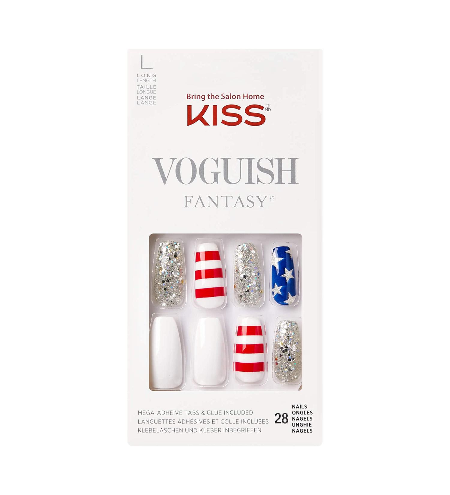 Voguish Fantasy Press on Manicure 4th of July Nails - Ibiza | Shop Kiss - Buy Online on GoSupps.com