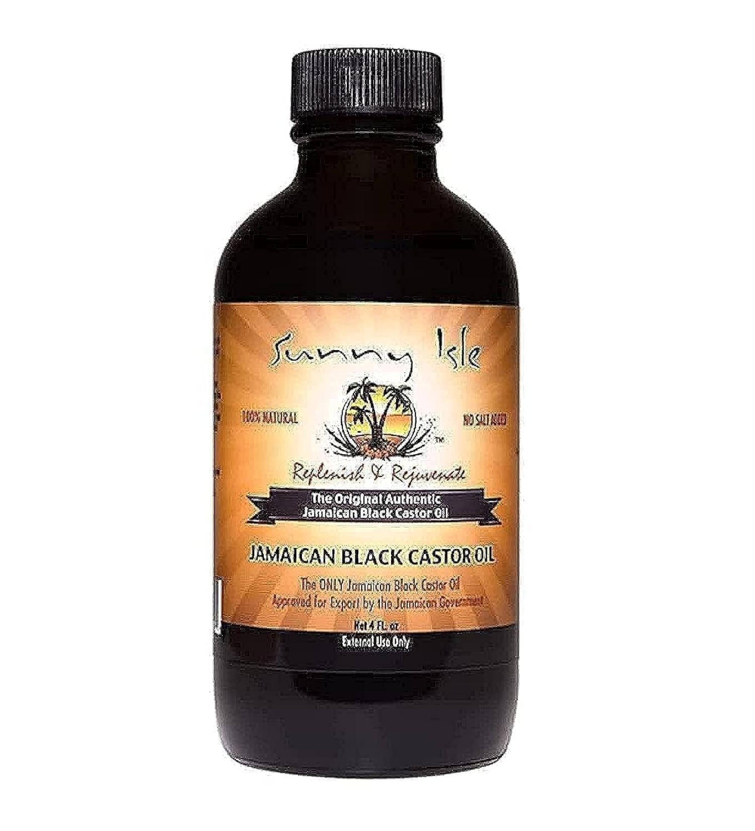 Sunny Isle Jamaican Castor Oil Black 4 Ounce (118ml) (2 Pack)