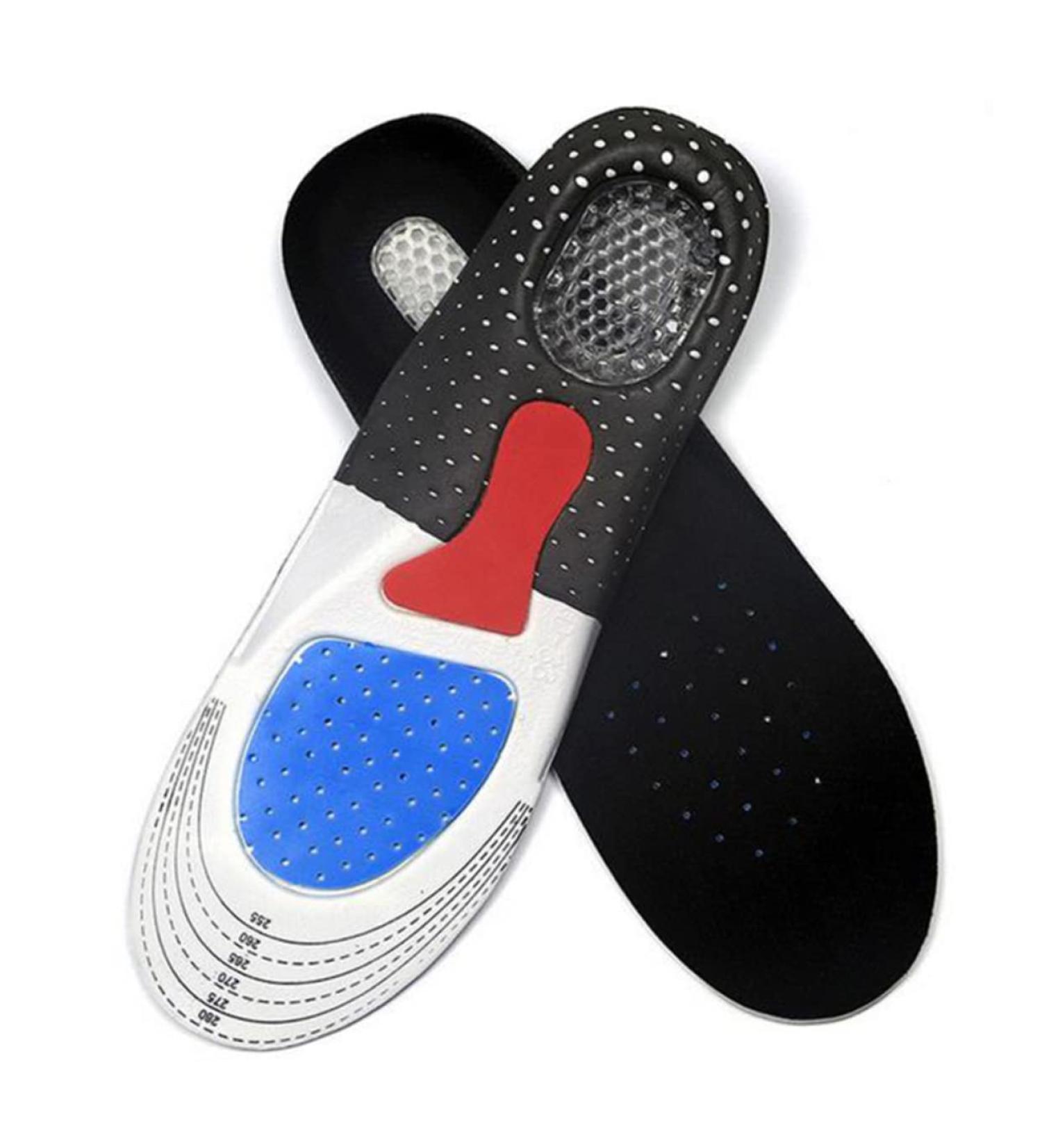 Homoyoyo 2 Pairs Silicone Gel Absorption Insoles - Breathable Men's & Women's Gel Insoles for Outdoor Shoes - Buy Online on GoSupps.com