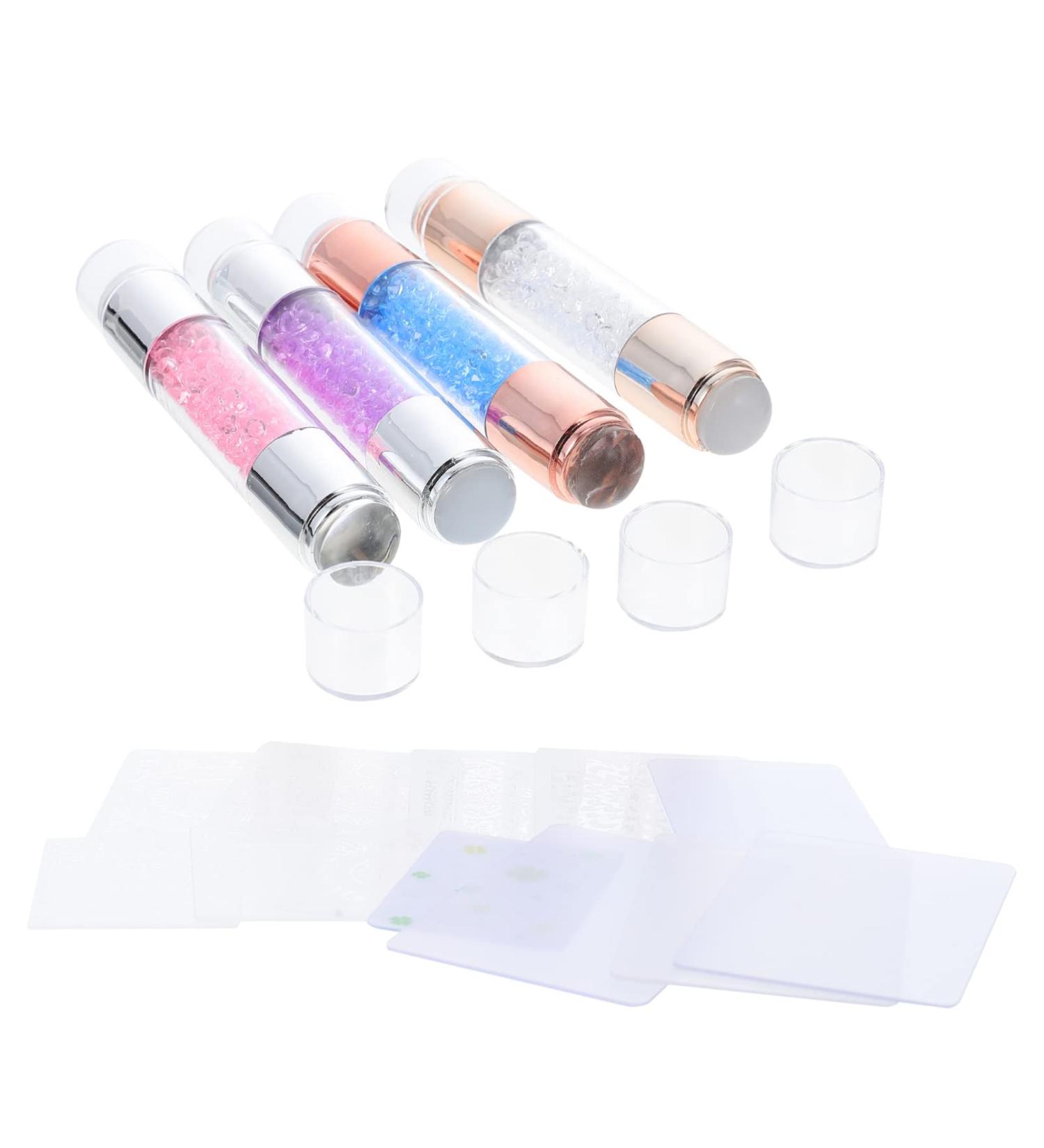 Lurrose 4 Sets Nail Stamps & Punches Perfect Nail Art Tools for Beginners | International Shipping Available - Buy Online on GoSupps.com