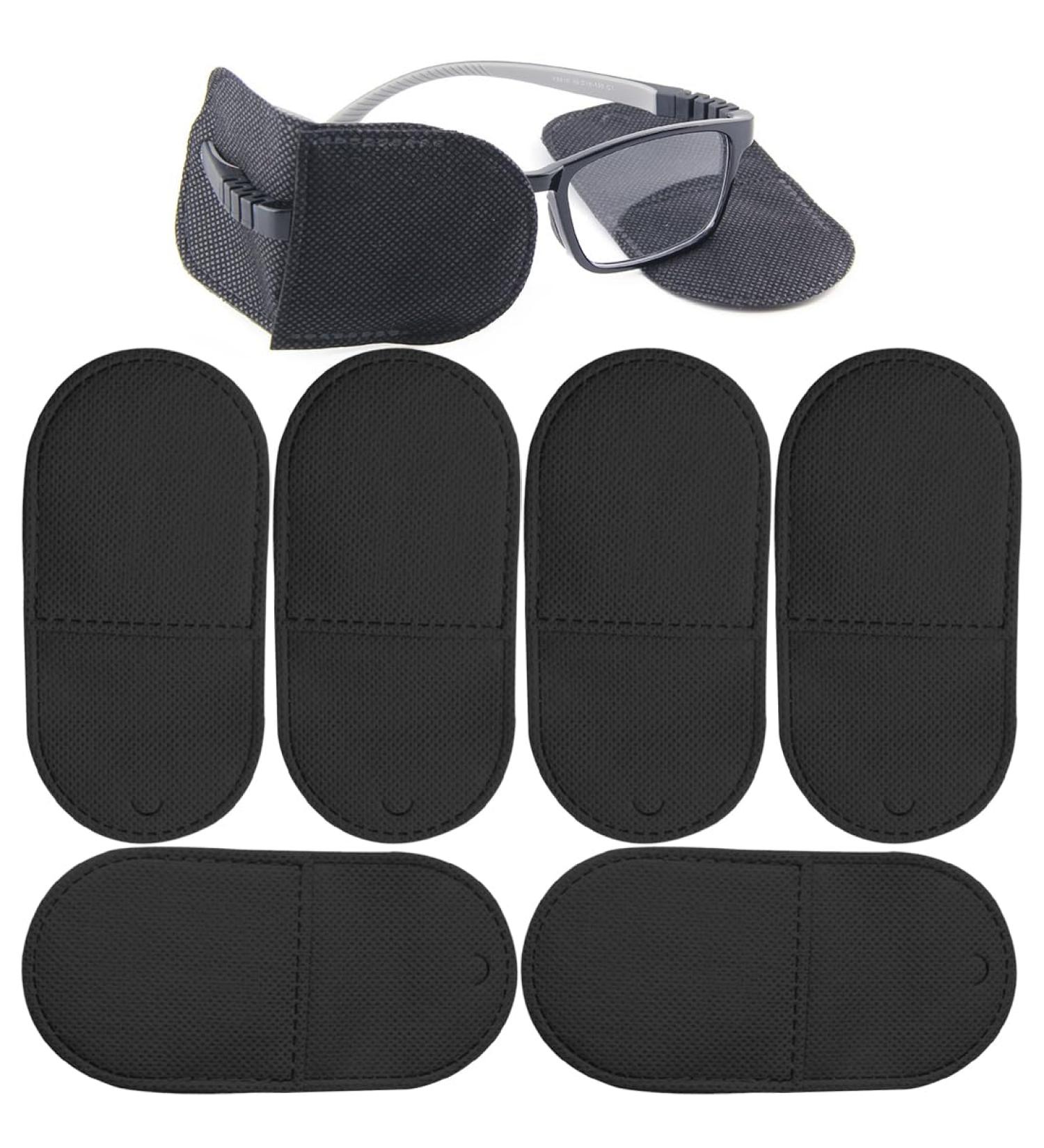 KGDUYC Black Eye Mask for Children | 6 Pack Amblyopia & Myopia Glasses Accessories - Ideal for Kids - Buy Online on GoSupps.com