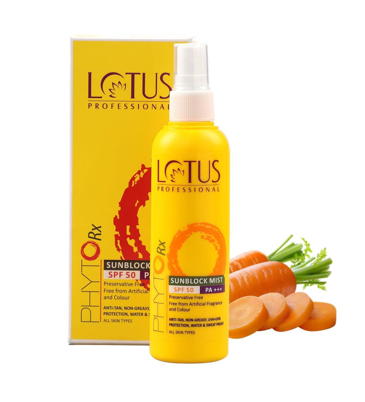 PHYT0-RX Sunblock Mist Spray SPF 50 PA+++ Non-Greasy Sunscreen 100ml - Buy Online on GoSupps.com