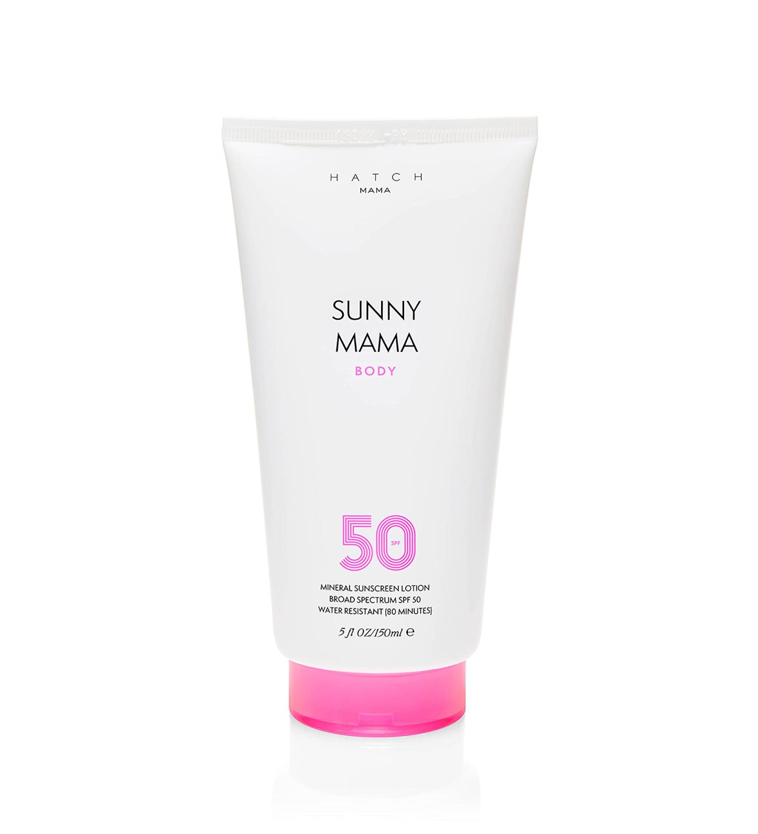 HATCH Collection Sunny Mama Body Sunscreen SPF 50 | Pregnancy Safe Mineral Sunscreen - Buy Online on GoSupps.com