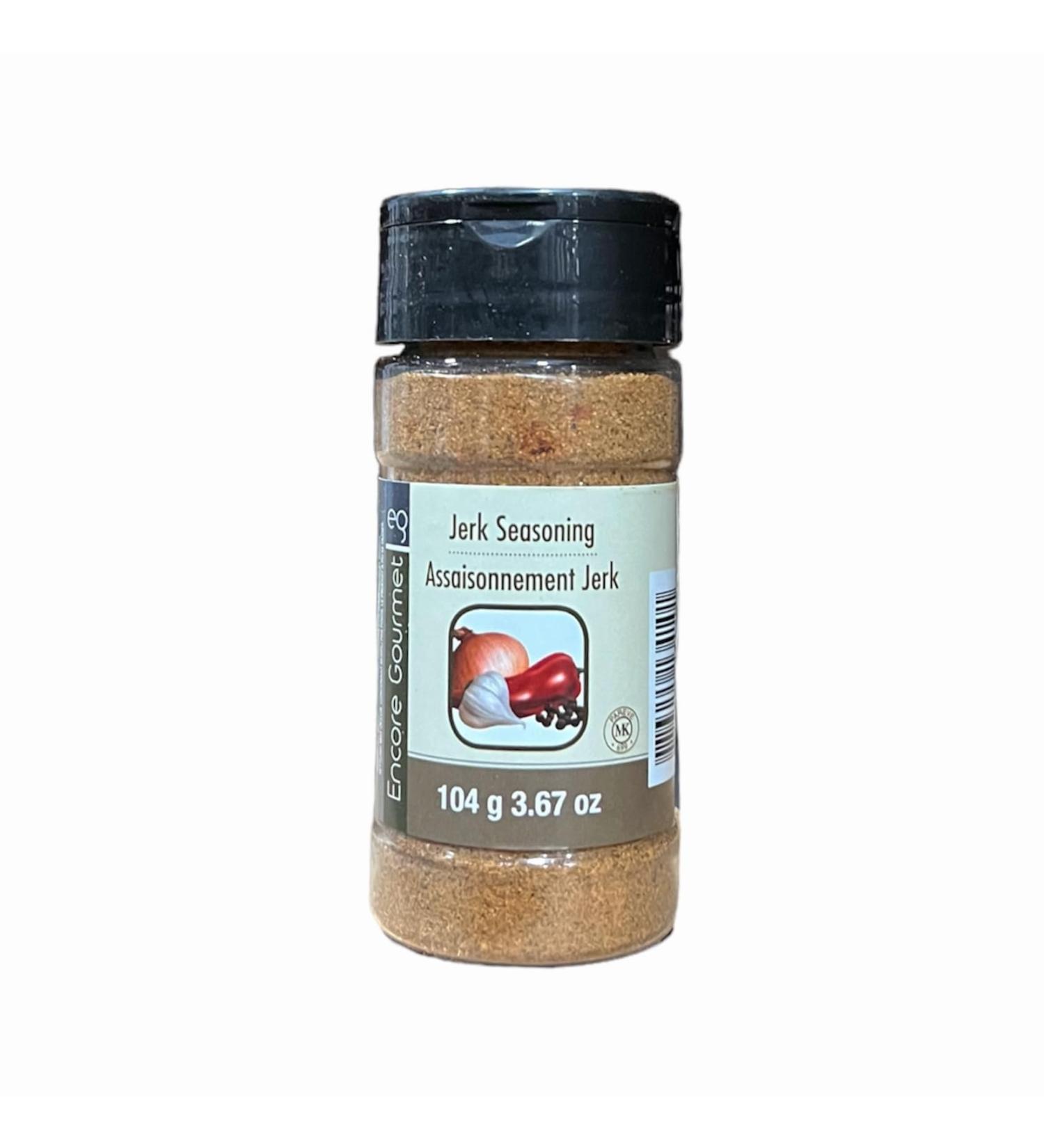 Encore Jamaican Jerk Seasoning - All Natural Perfect for Grilling Roasting Quality Ingredients and Easy to Use - 104g