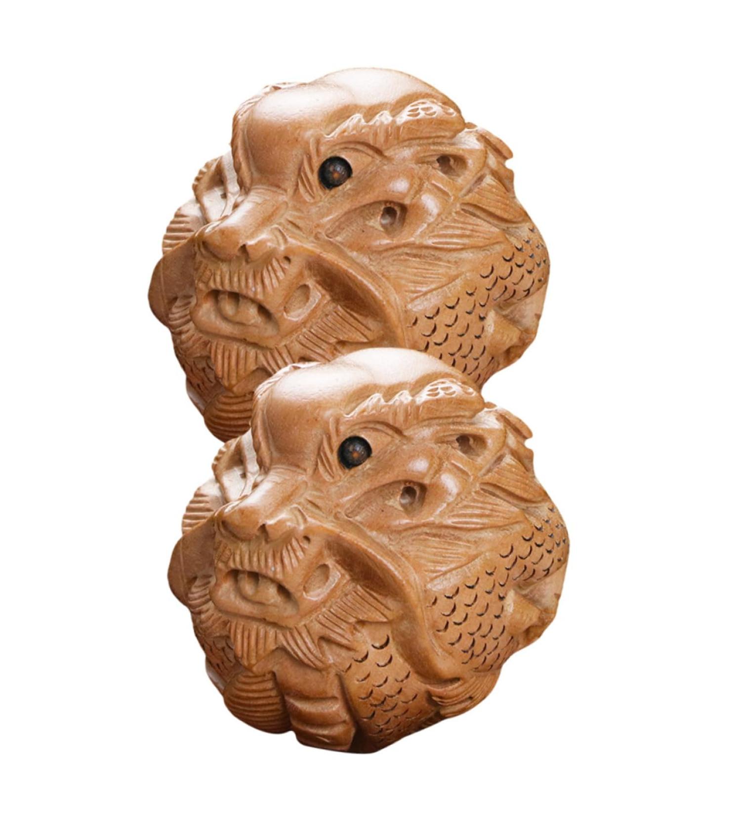 Buy Toyvian Handcrafted Torn Baoding Balls - Chinese Meditation & Health Balls for Wellness & Fitness | Perfect Gift - Buy Online on GoSupps.com