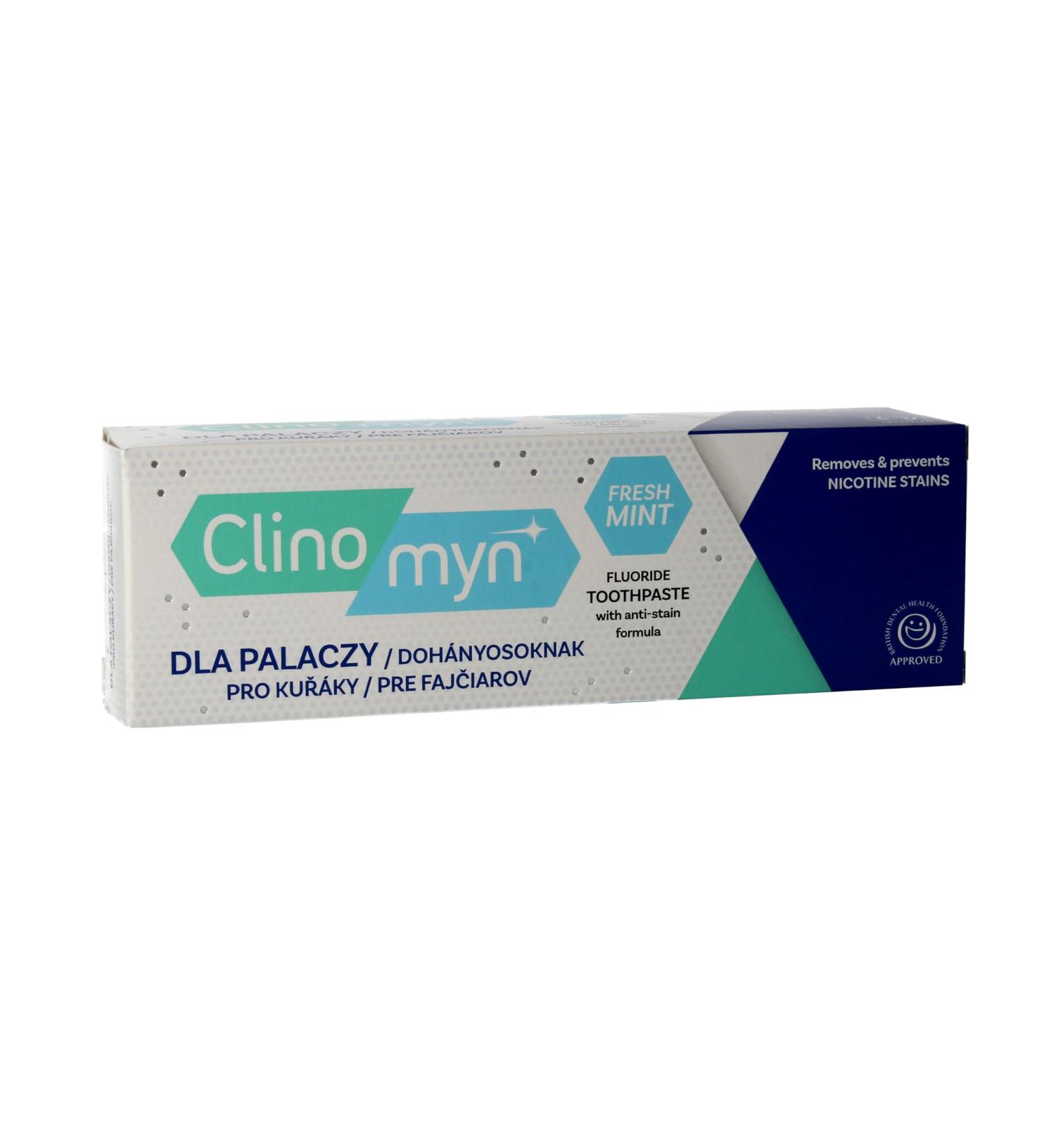 CLINOMYN_Fluoride Toothpaste toothpaste for smokers Fresh Mint 75ml