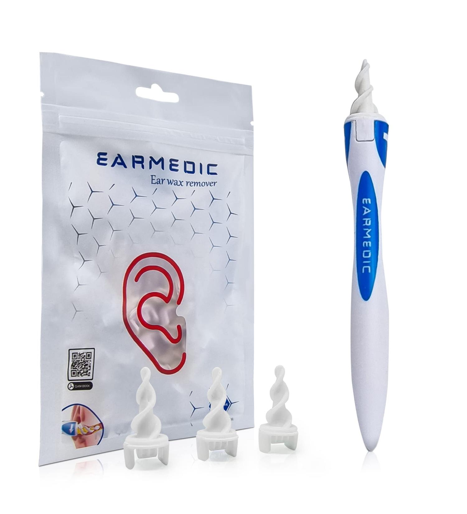 Silicon Spiral Ear Wax Removal Kit - Gentle Ear Cleaner Tool for Ear Wax Removal and Ear Pick - Buy Online on GoSupps.com