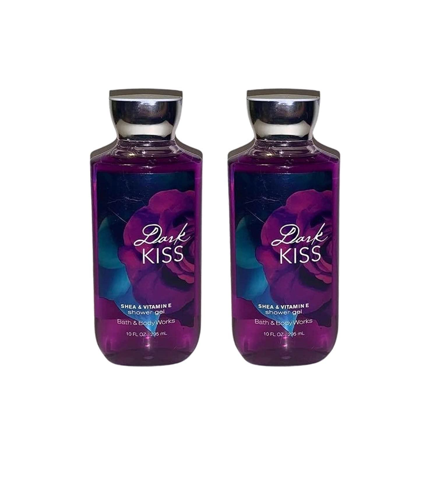 Bath and Body Works Gift Set of of 2 - 10 Fl Oz Shower Gel (Dark Kiss) Multicolor