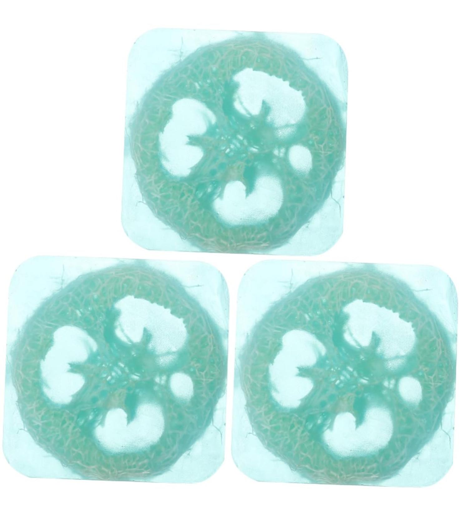 FRCOLOR Natural Loofah hand loofah scrub handmade natural exfoliating exfoliating handmade refreshing skin exfoliating scrub bar shower bar Toning hand Shower Loofah Soap Bar - Buy Online on GoSupps.com