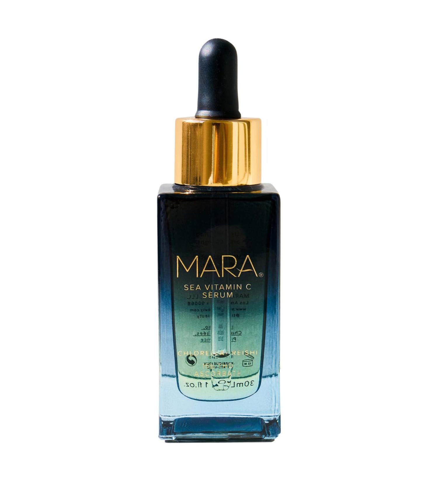 MARA Natural Chlorella + Reishi Sea Vitamin C Serum - Non-Toxic Plant-Based Skin Care for Firm Illuminated Skin & Fine Lines | 1 oz (30 ml - Buy Online on GoSupps.com