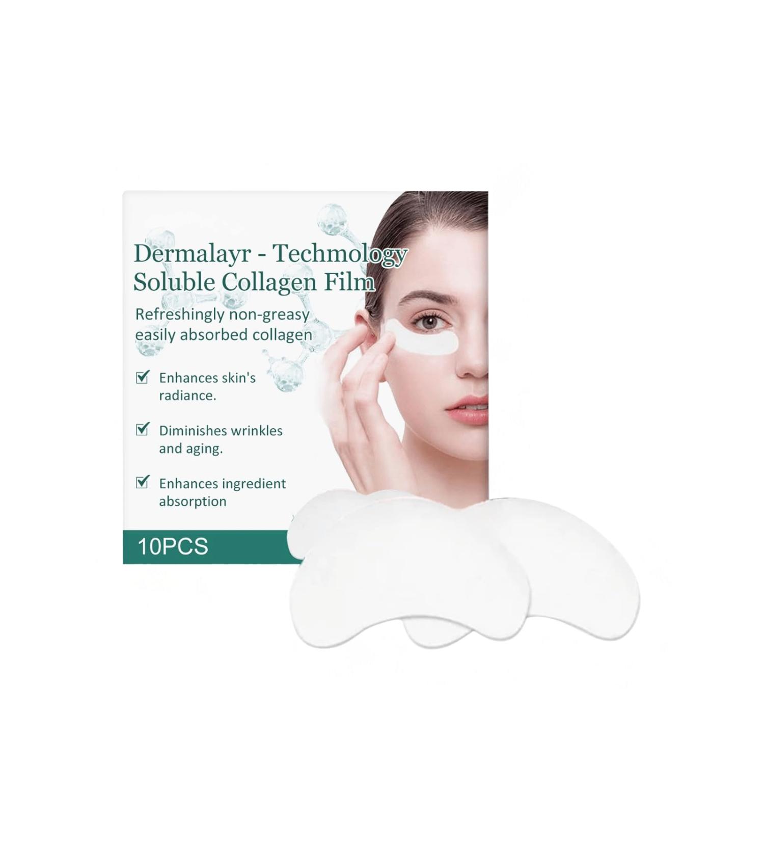  Nuvilo Collagen Eye Mask with Hyaluronic Acid and Peptides - Hydrating & Firming for Dark Circles Wrinkles & Fine Lines - Revitalizing Eye Dressings for Smooth Skin - Buy Online on GoSupps.com