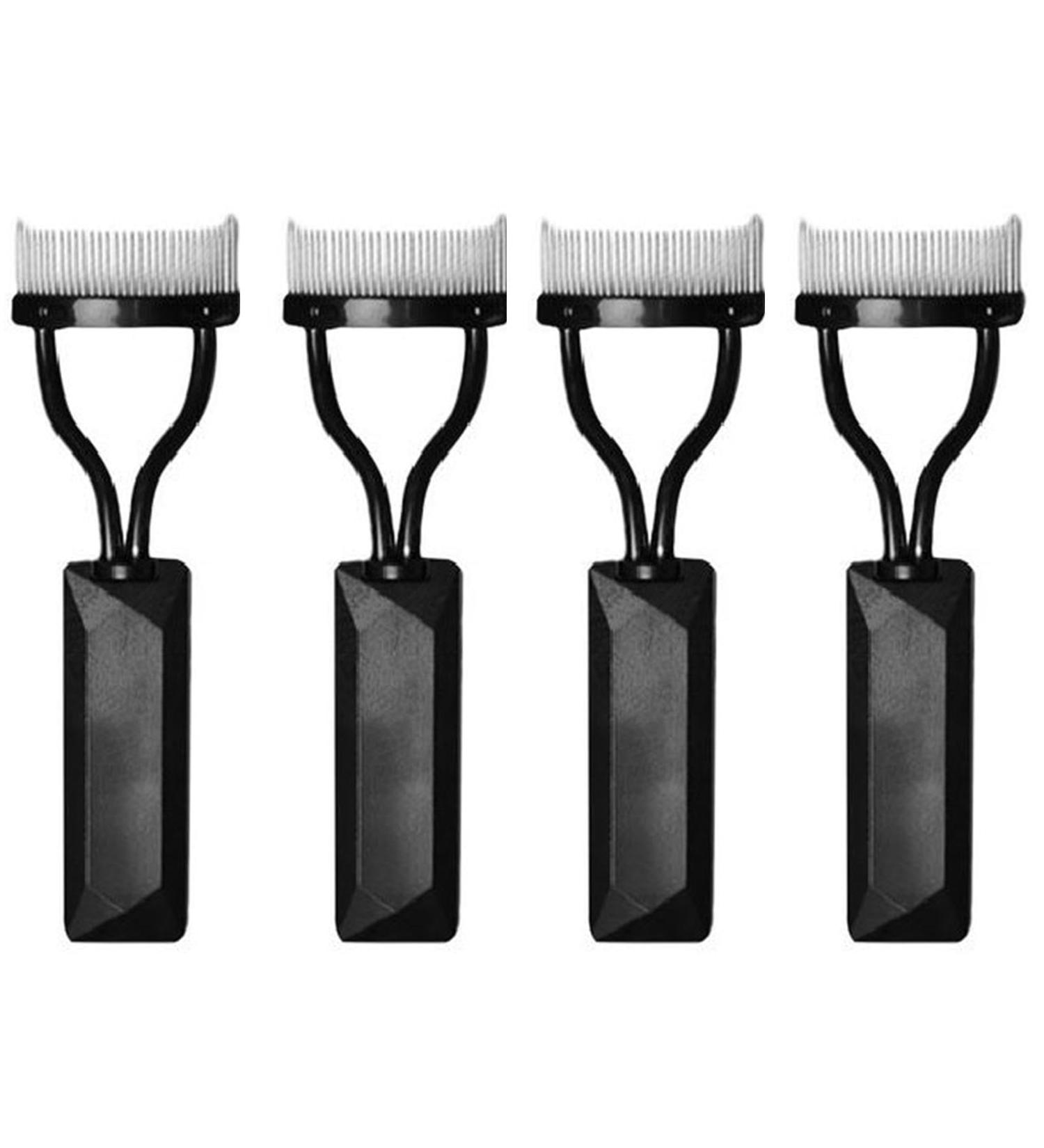 Eyelash Comb Separator Eyelashes Eyebrow Mascara Brush | Arc-Designed Eyelash Definer Comb | Portable Cosmetic Lash Comb With Protective Comb For Women Girls - Buy Online on GoSupps.com