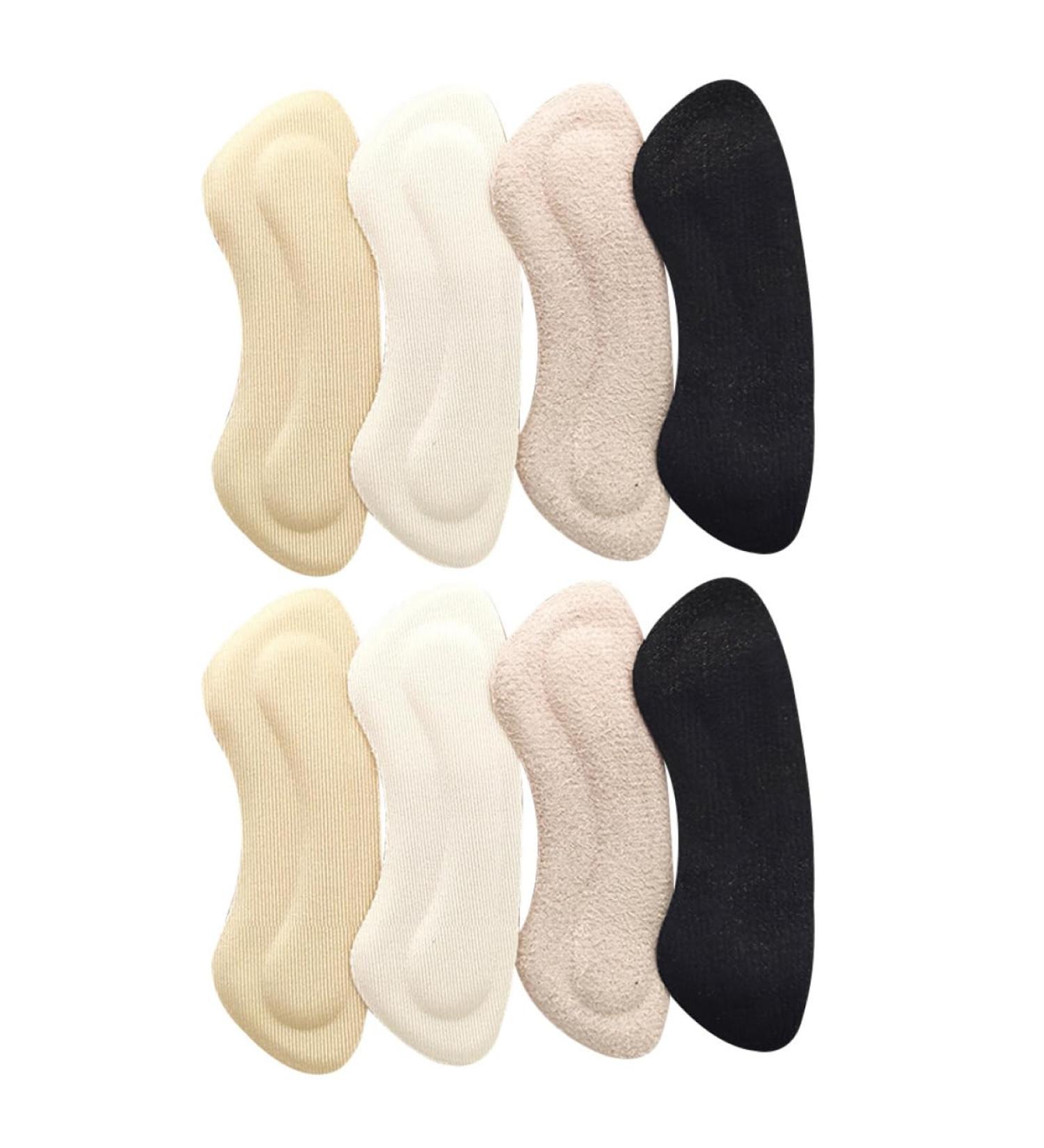 FOMIYES 4 Pairs Anti-Wear Heel Stickers - Reusable Self-Adhesive Cushions for High Heels | Durable Half Size Pads - Buy Online on GoSupps.com