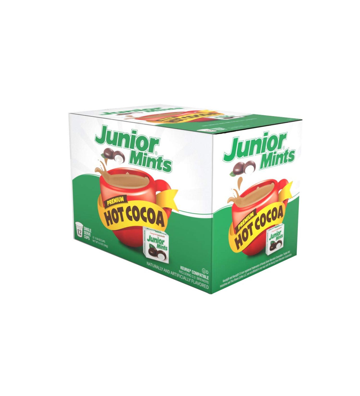 Junior Mint Chocolate Mint Hot Cocoa K-Cups - 12 Count - Buy Online on GoSupps.com