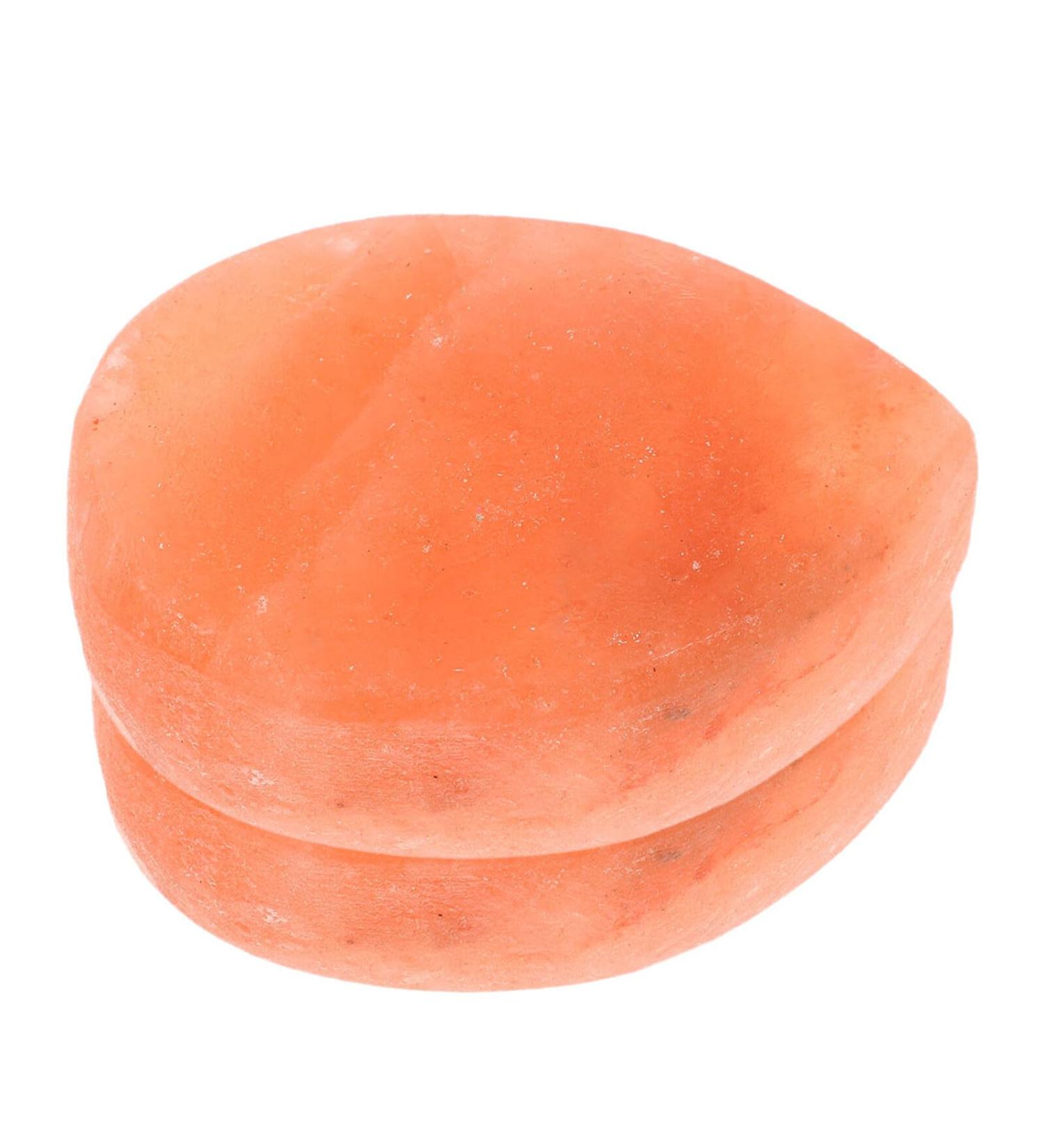  MUSISALY 2 Pieces Leaf-Shaped Stones Body Scrub Deodorant Pink Crystal Soap Hand-Carved Salt Salt Massage Stones Polished Salt Stone Exfoliating Stone Skin Exfoliating Orange - Buy Online on GoSupps.com