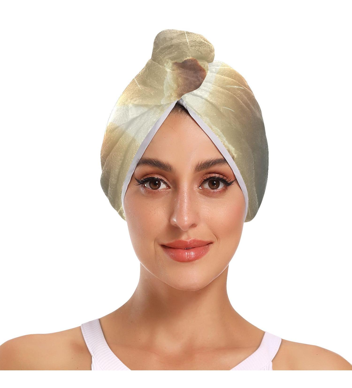 Rocket Launching Hair Towel 2 Pack - Super Absorbent Quick Dry Turbans for Women & Girls - Buy Online on GoSupps.com
