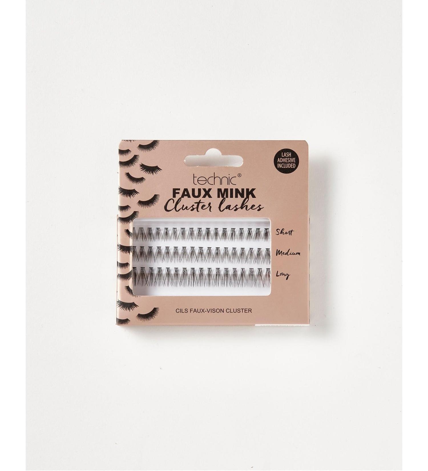 Technic 60 Individual Faux Mink Cluster Lashes