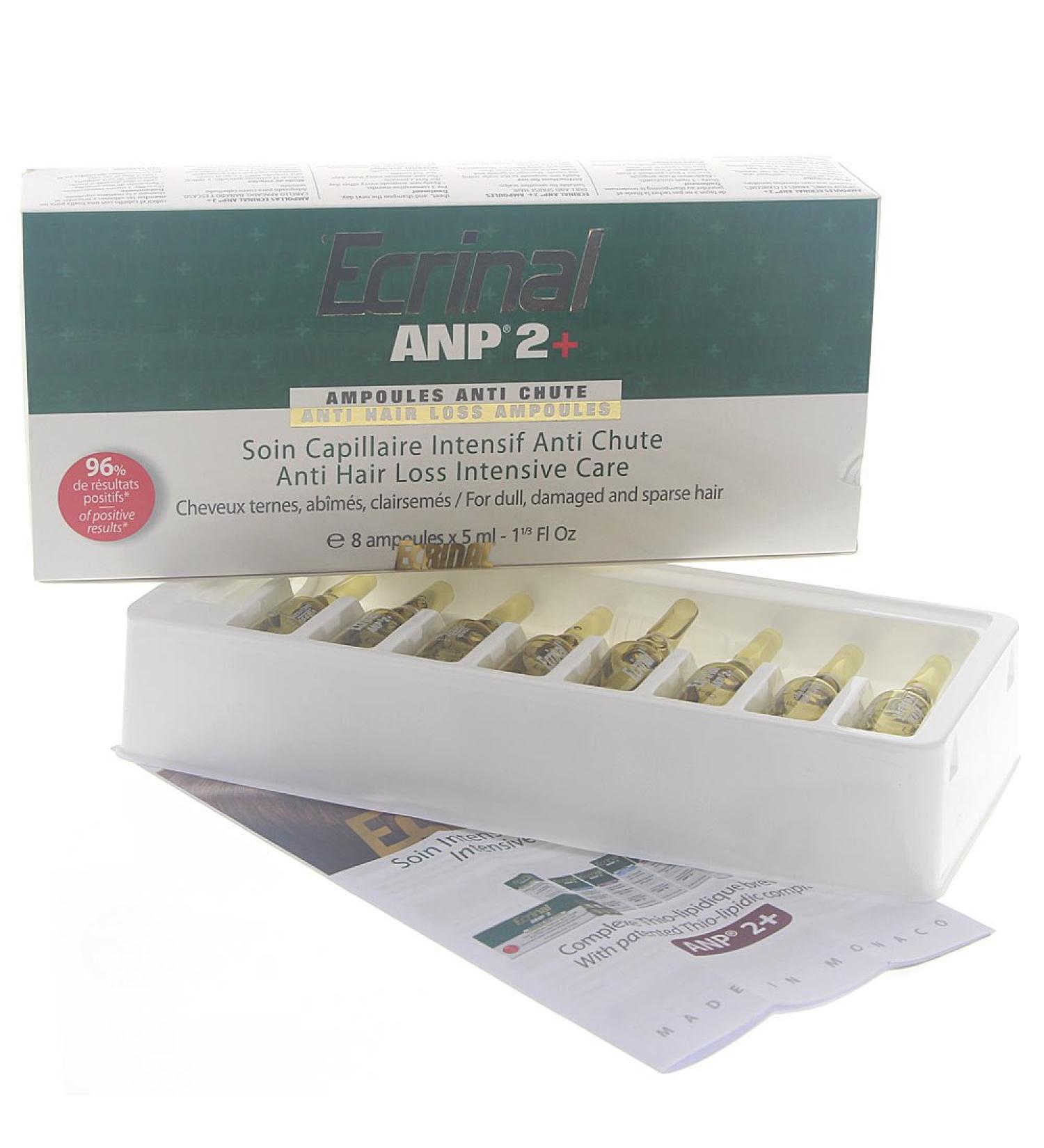 Ecrinal ANP Hair Ampoule Treatment Intensive Hair Treatment for Hair Loss 8x5ml