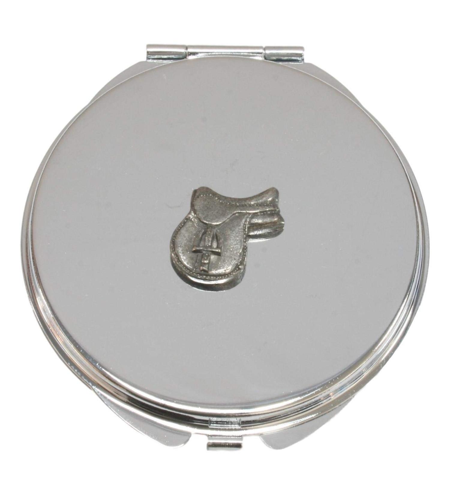 Horse Saddle Compact Mirror Handbag Gift With Free Engraving 458 - Buy Online on GoSupps.com
