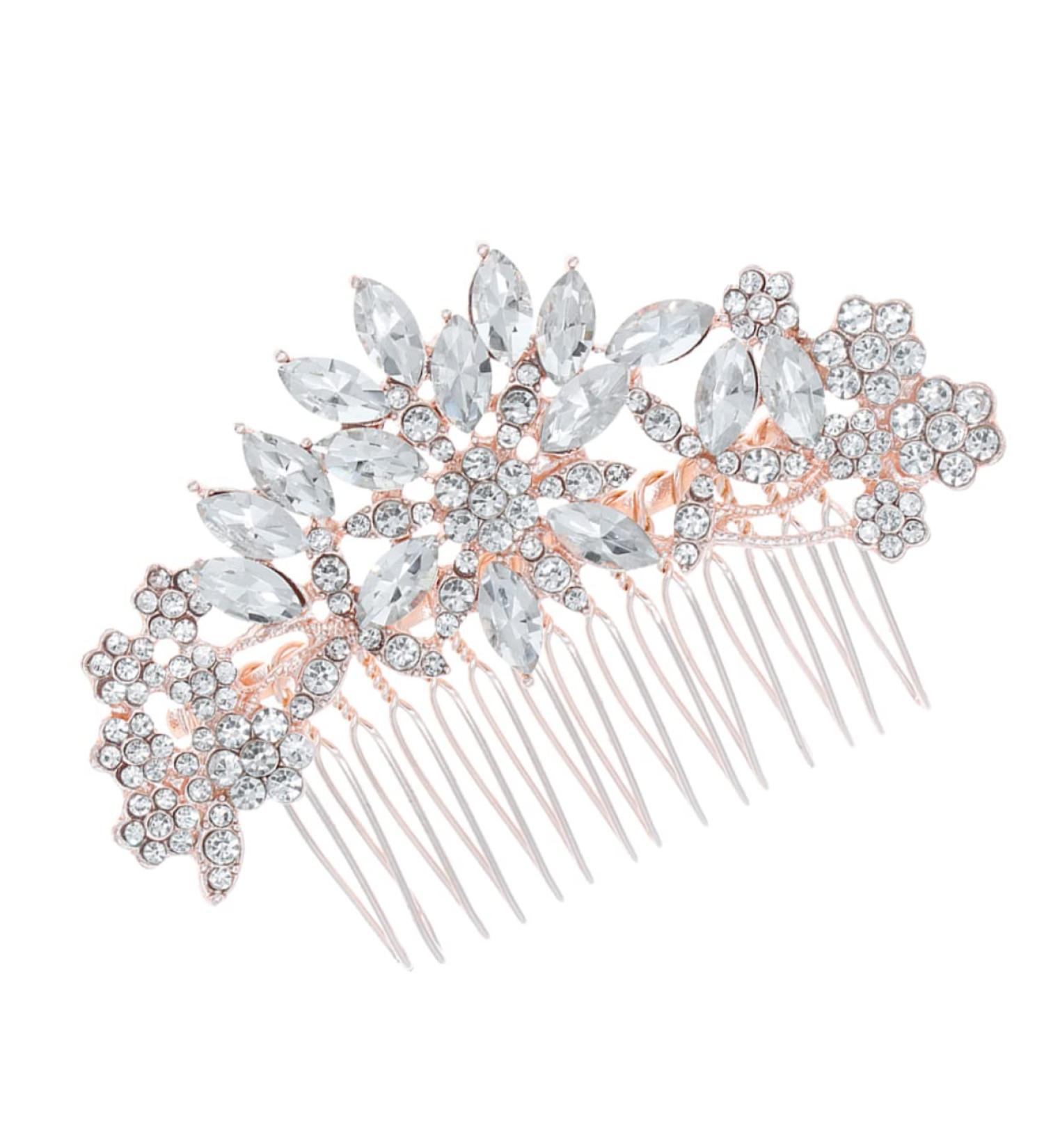 DOITOOL 1pc Bridal Hair Combs Rhinestone Comb Rhinestone Haircombs for Women Wedding Hair Bridal Side Combs Bridal Headpiece Comb Rhinestone Headpiece Accessories Bride Alloy - Buy Online on GoSupps.com