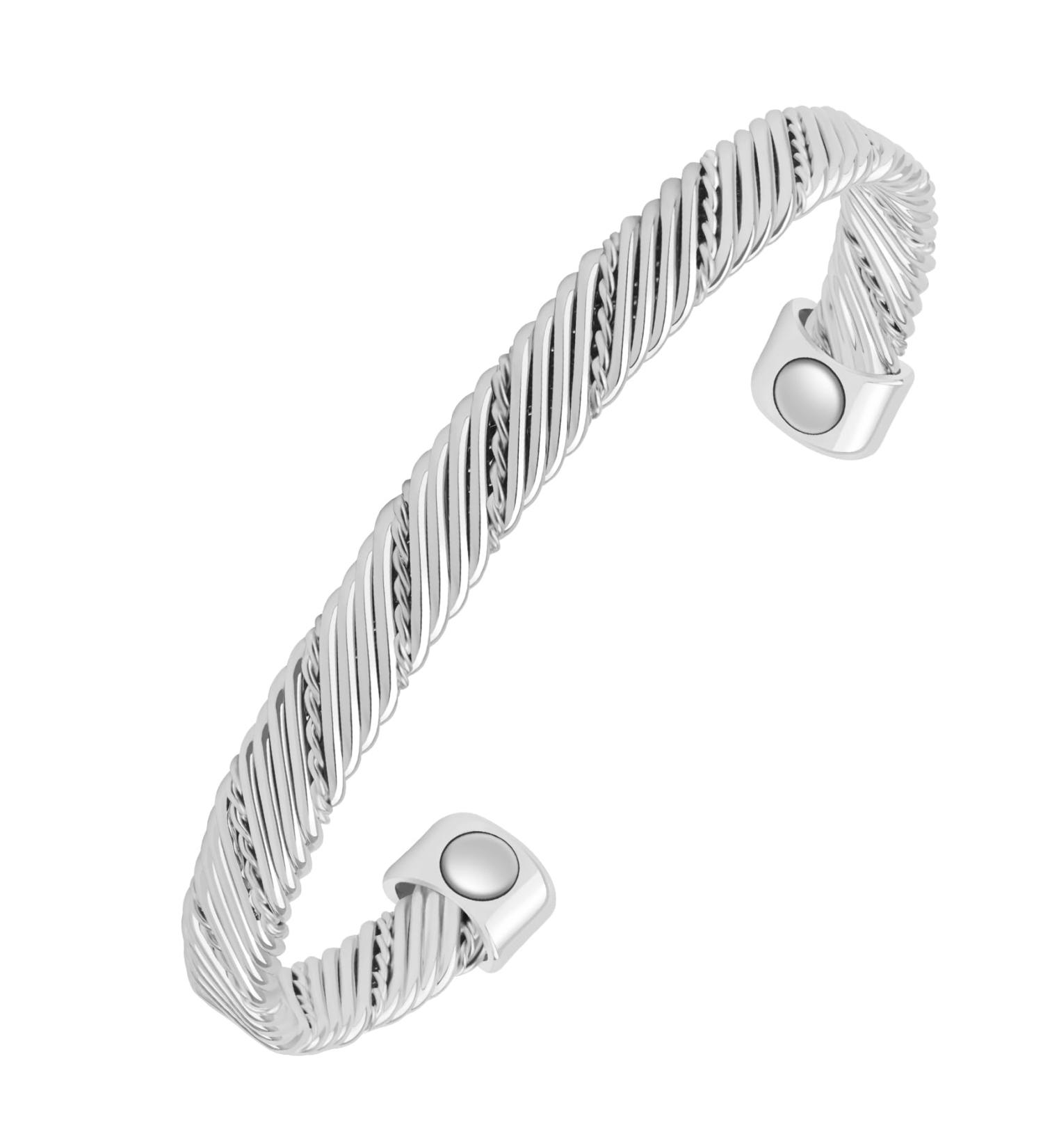 JECANORI Magnetic Copper Bracelets - Adjustable Copper Bangles with Ultra-Low Magnets & Jewelry Gift Box | Stylish Pain Relief - Buy Online on GoSupps.com