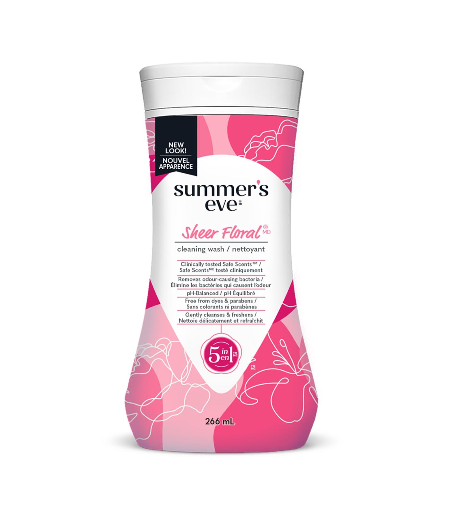 Summer's Eve Cleansing Wash Sheer Floral Scent 266ml Sheer Floral 266 ml (Pack of 1) - Buy Online on GoSupps.com