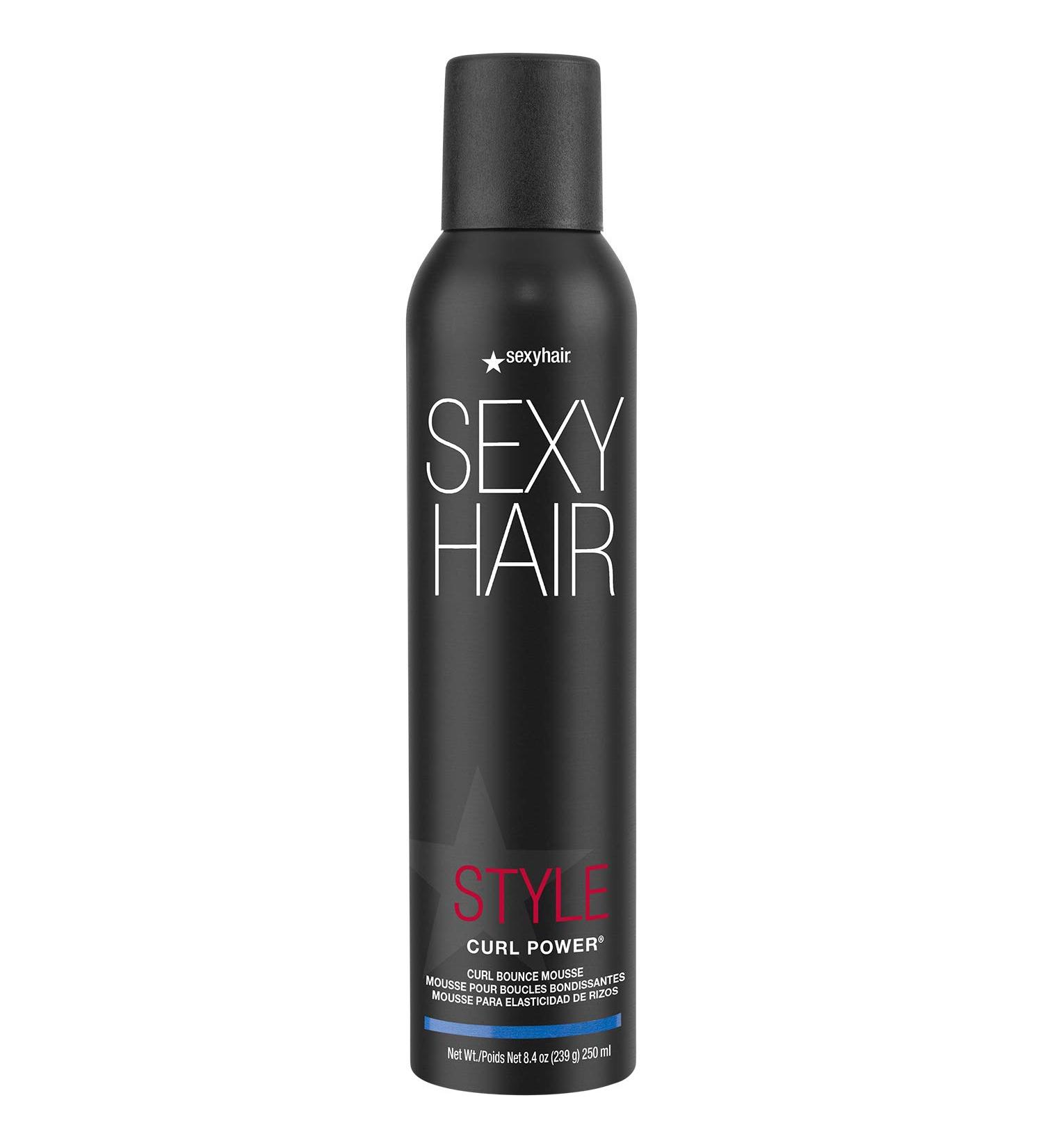 SexyHair Style Curl Power Mousse 8.5 Oz | Light Control for Unruly Curls | Define, Tame, and Control Frizz - Buy Online on GoSupps.com