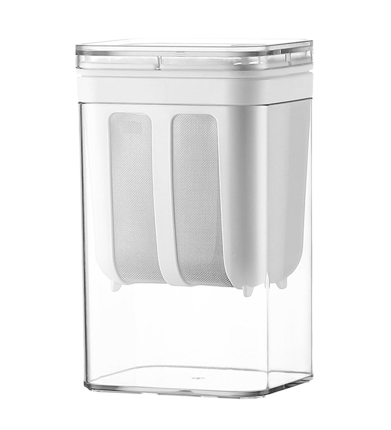 Tewzafiya Fine filter strainer yogurt strainer with lid 1100 ml reusable yogurt whey separator homemade Greek yogurt strainer for making thick Greek yogurt soybean milk - Buy Online on GoSupps.com