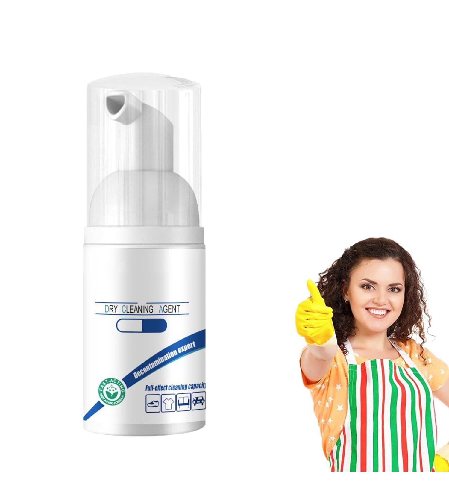 2023 Dry Foam Cleaner for Clothes Dry Foam Cleaner Dry Foam Cleaner Stain Remover Dry Foam Cleaner for Fabric-1PCS - Buy Online on GoSupps.com