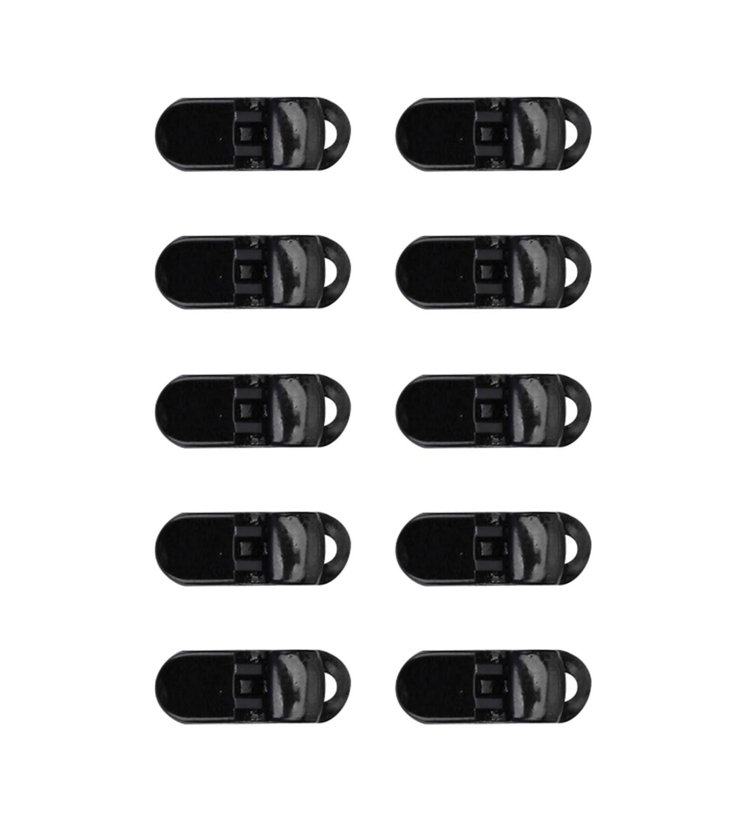 Hearing Aid Rope Clip - 10 Pack Quick-Assembly Strong Clamps for Hearing Aids (Black) - Versatile & Durable Replacement Solution - Buy Online on GoSupps.com