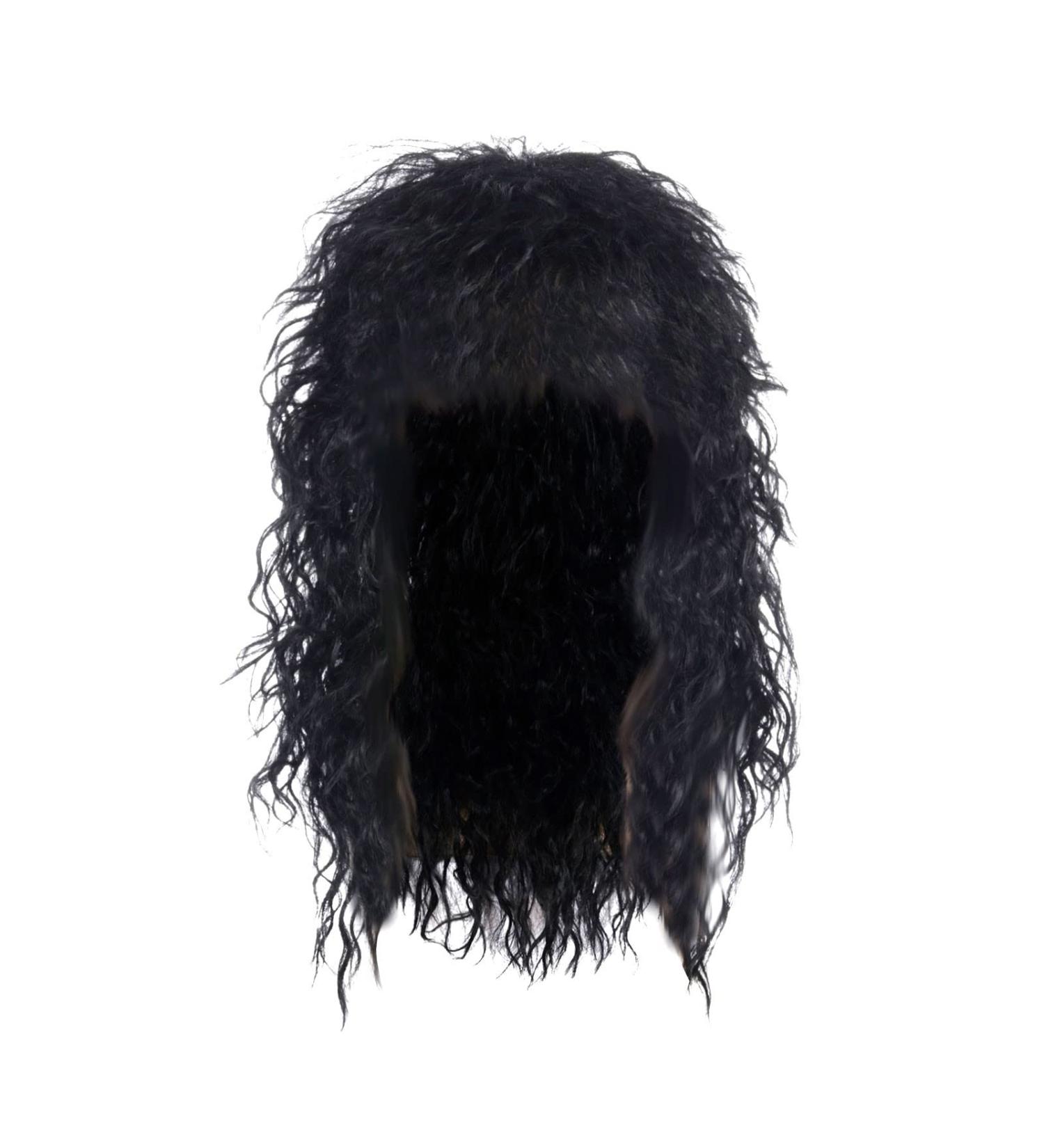 Small Hair Combs Black Wig Halloween Costume Male Wig Punk Curly Long Wig Women Curly Black One Size - Buy Online on GoSupps.com