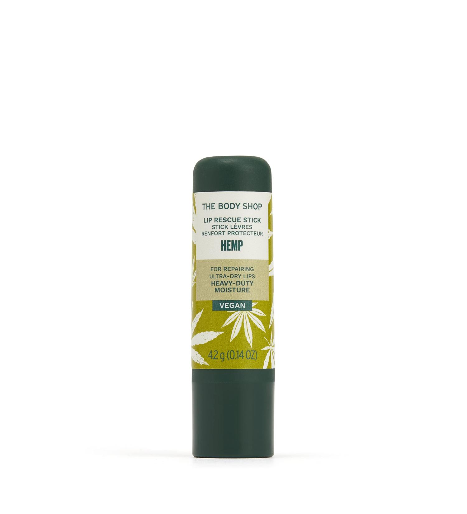 The Body Shop Hemp Heavy Duty Lip Care 0.14 Oz | Moisturizing Lip Treatment - Buy Online on GoSupps.com