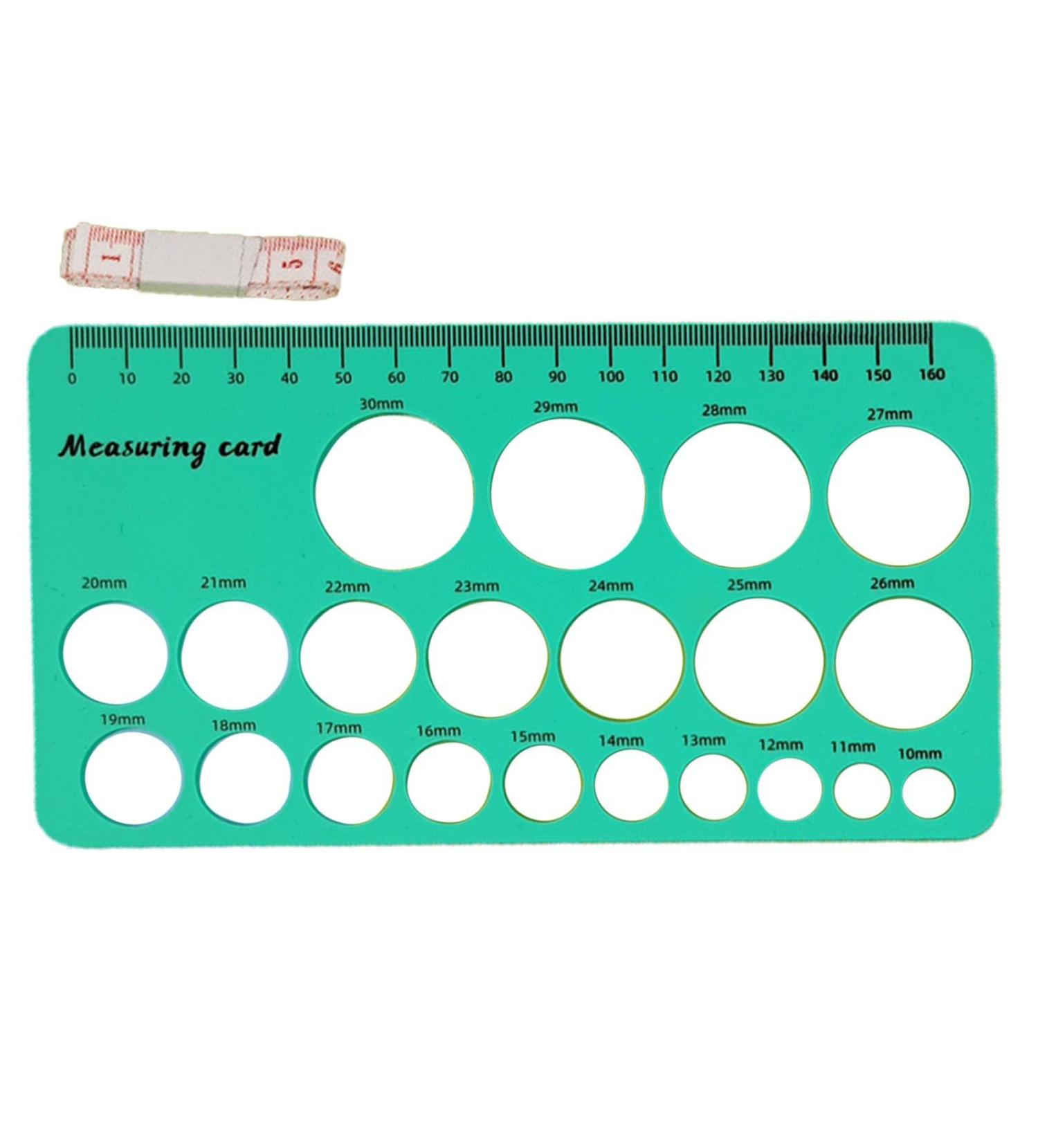 Silicone Nipple Ruler Nipple Ruler for Flange Sizer | Nipples Ruler of Flange Size Measure for Nipple Silicone Nipple Measurement for Flanges Shakven Green - Buy Online on GoSupps.com