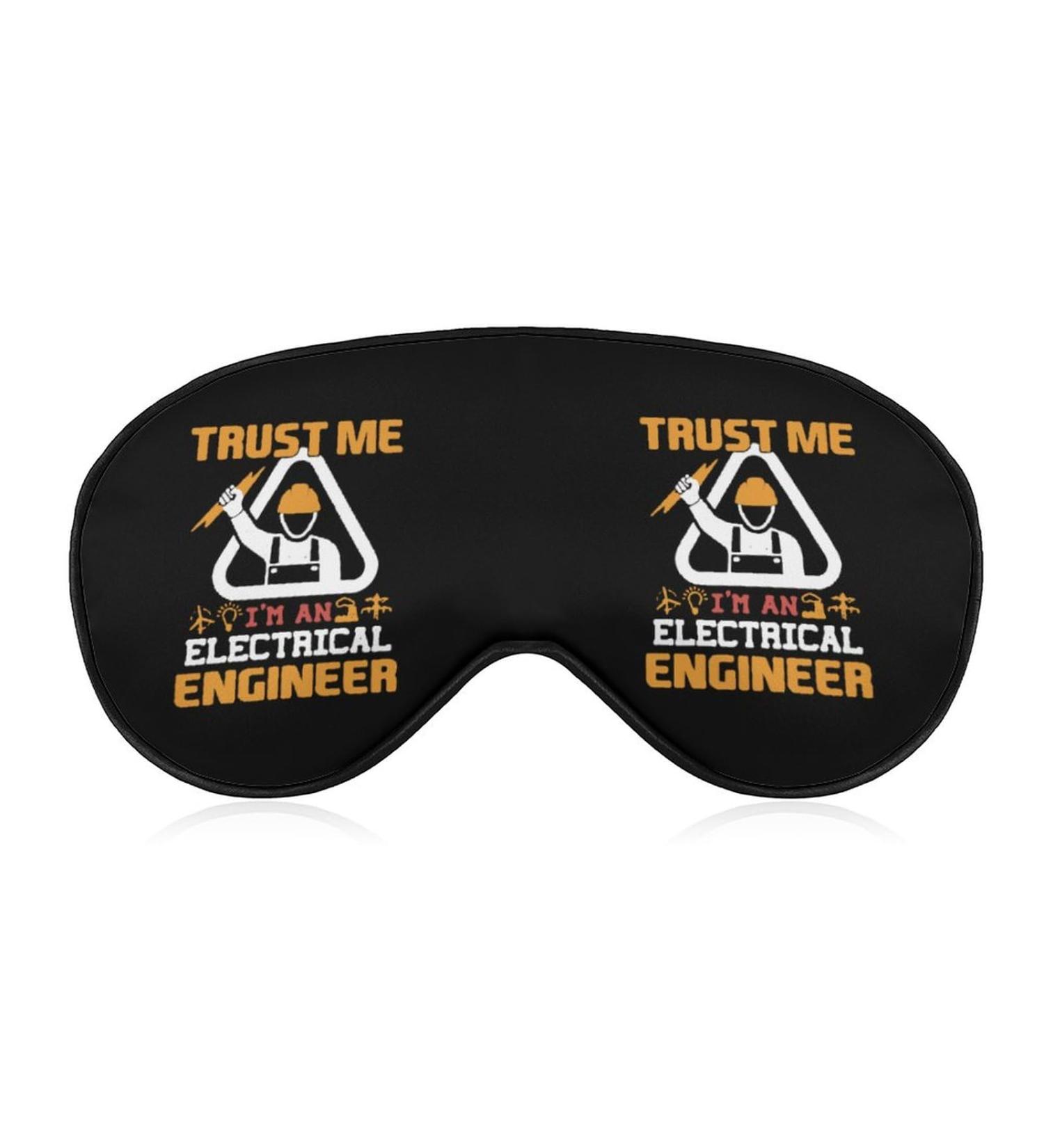 Electric Engineer Sleep Mask - Adjustable Eye Cover for Sleeping - Blocks Light for Night Travel - Men & Women - Buy Online on GoSupps.com