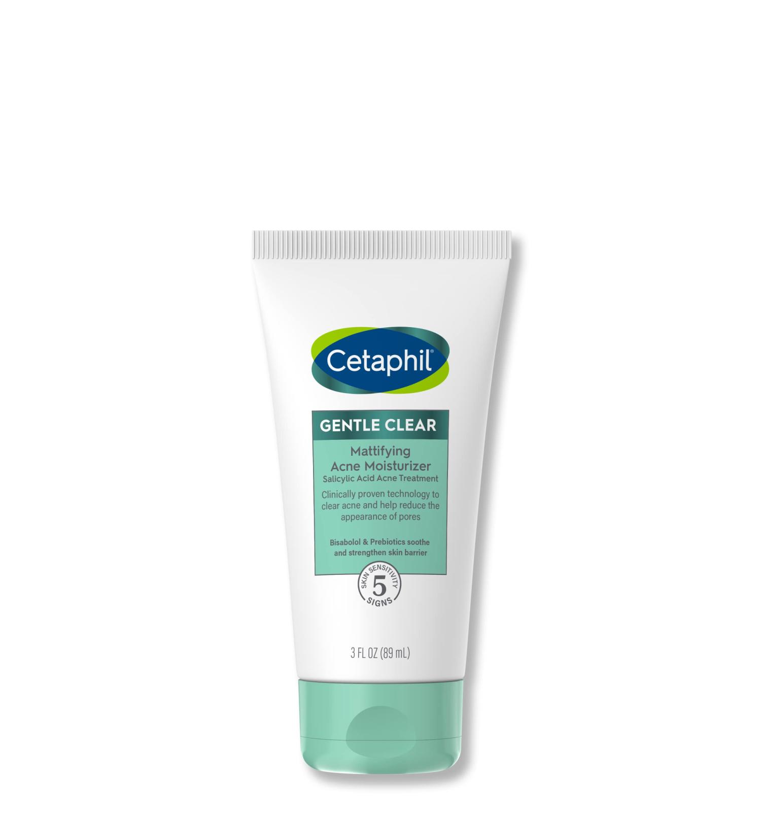 Cetaphil Gentle Clear Mattifying Acne Moisturizer | 0.5% Salicylic Acid | 3oz - Buy Online on GoSupps.com