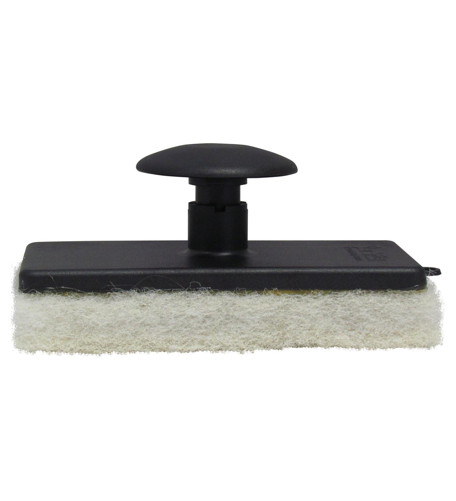 STAR BRITE Extend-A-Brush Scrubber Pad - 3 Textures - Removable Grip - Adjustable Knuckle - Fine White - Buy Online on GoSupps.com