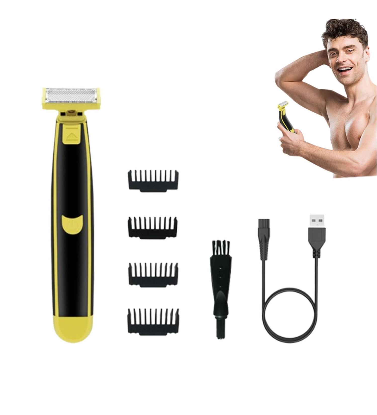 Full Body Washed Wet and Dry Shaver Electric Beard Trimmer for Men Dry Wet Waterproof Mens Rotary Facial Shaver Men's Electric Shaver Full Body wash Wet and Dry Double Shaver (1pcs) - Buy Online on GoSupps.com