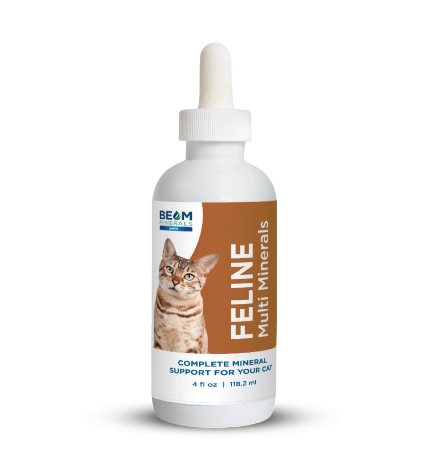 Beam Minerals Complete Feline Multi Minerals | Full-Spectrum Minerals for Cats | Contains Humic & Fulvic Acid | 4 fl Oz - Buy Online on GoSupps.com