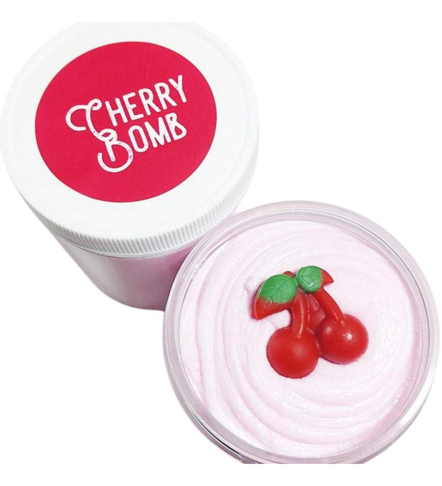 Cherry Scented Whipped Sugar Scrub Exfoliating Body Soap for Women - Buy Online on GoSupps.com