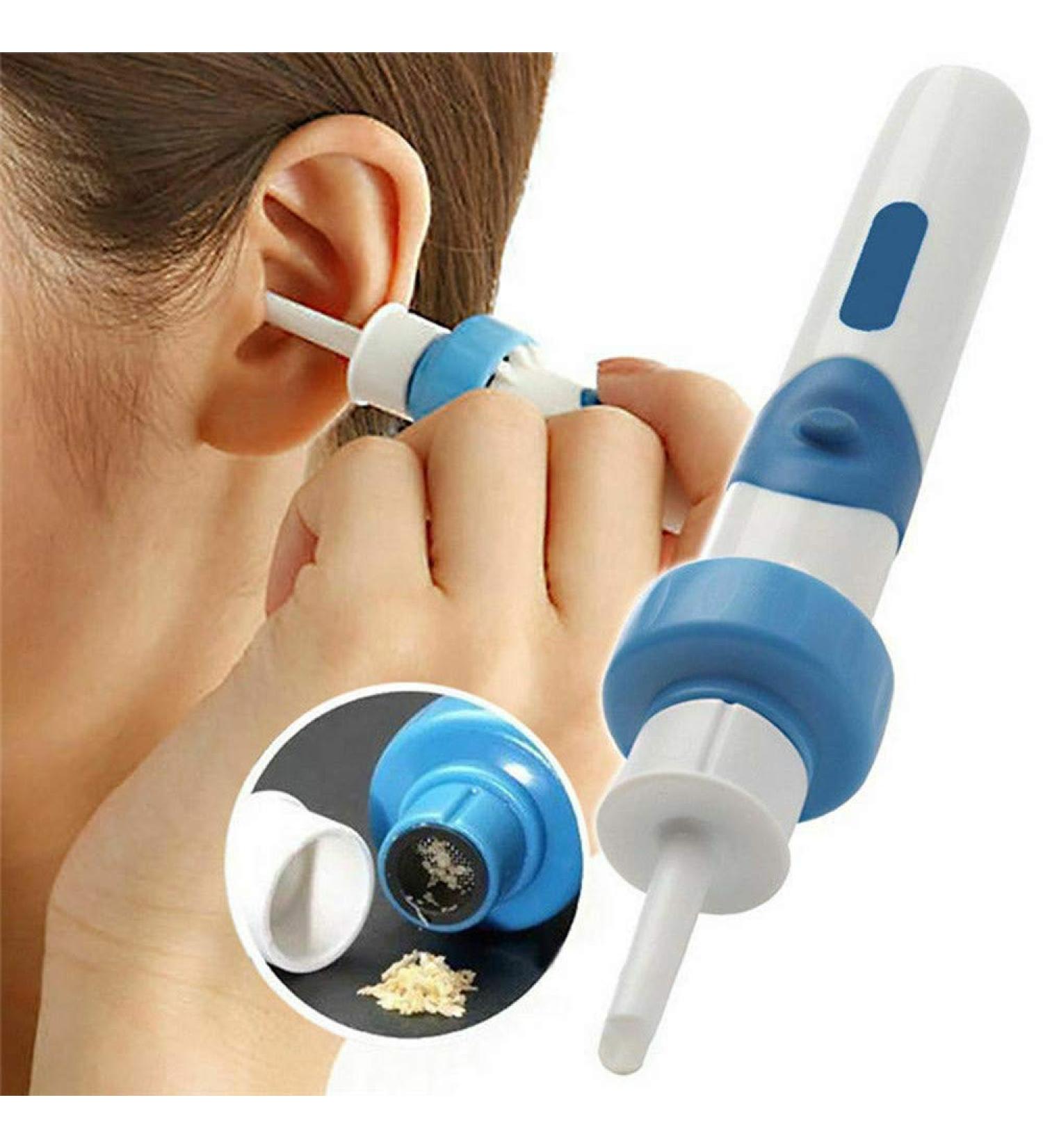 Electric Ear Canal Cleaning Removal Cleaner Earwax Suction Vibration Ear Cleaner Flushing Kit Fit Adult/Kids - Buy Online on GoSupps.com