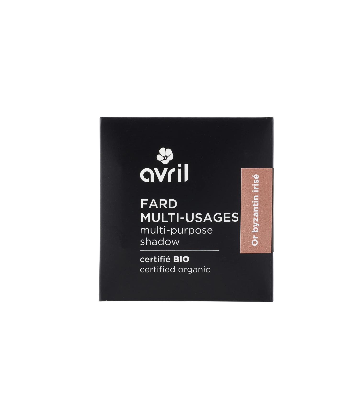 Avril - Organic Multi-Purpose Eyeshadow - Soft and Silky Texture - Eyebrows, Cheeks, Face - Vegan, Ecocert Organic Certified - Made in France - 2.5g Refill