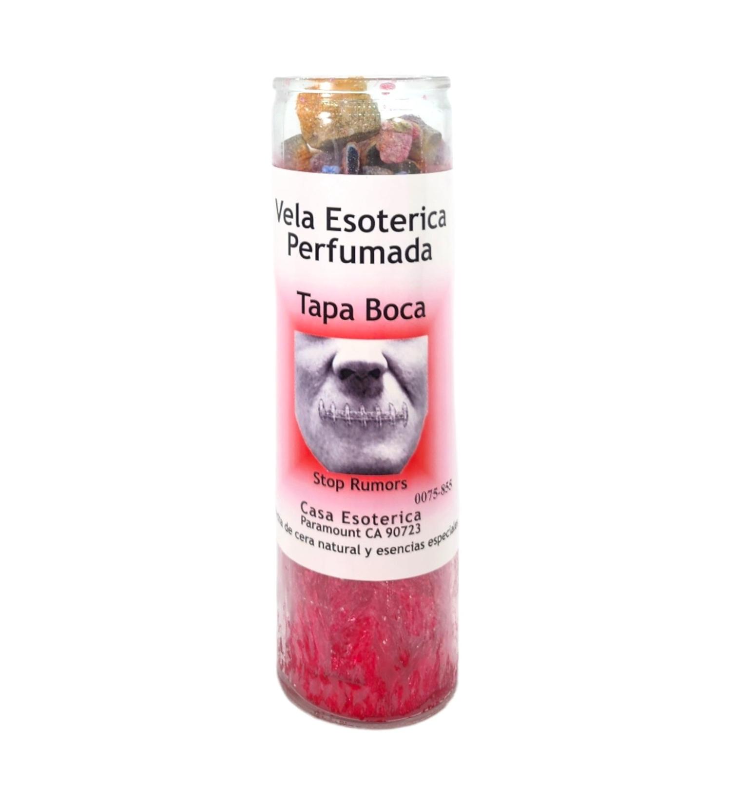 Buy Shut UP-Palm Wax Spell Candle RED | Vela CASA ESOTERICA PERFUMADA | International Shipping Available - Buy Online on GoSupps.com