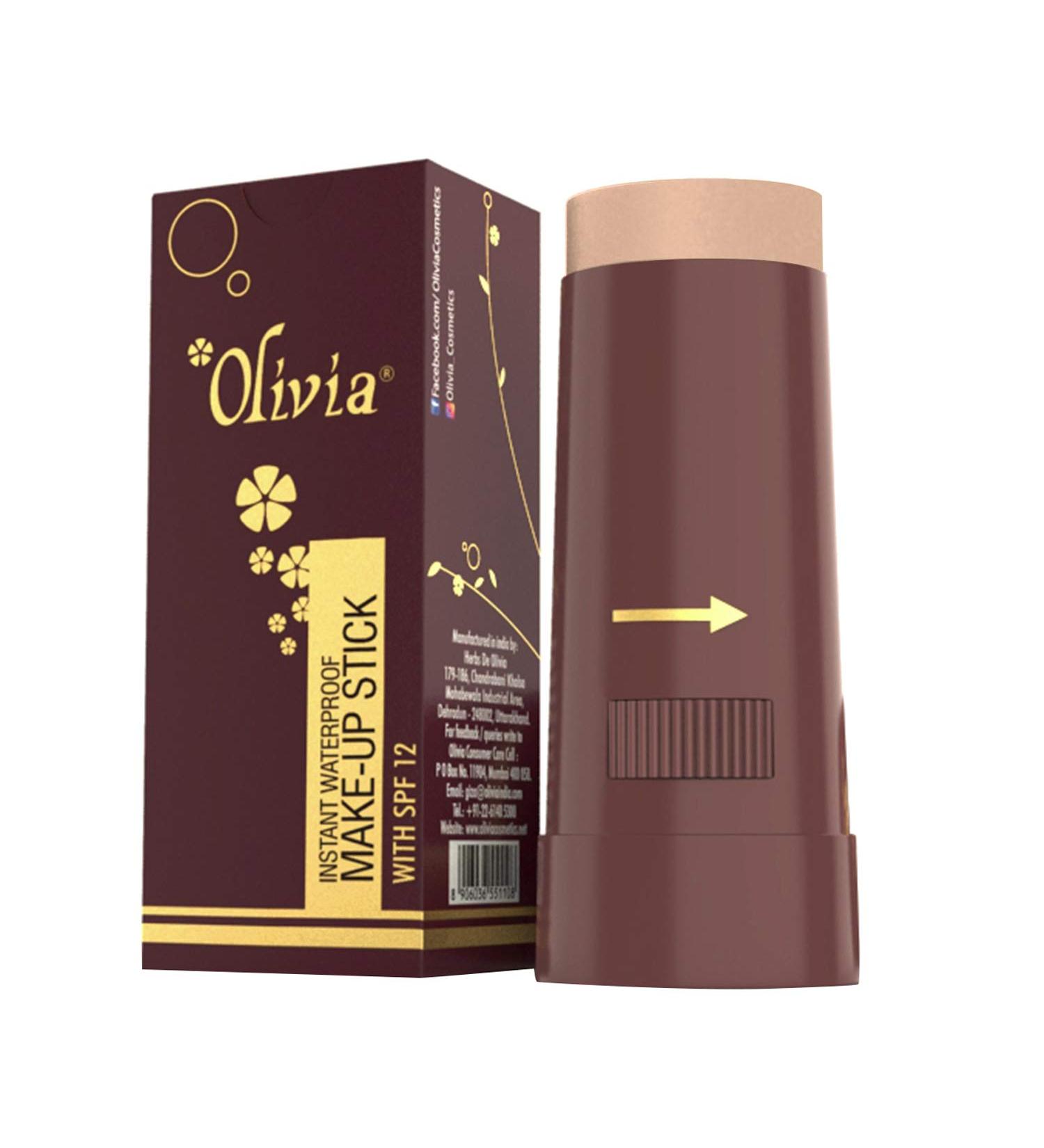 Olivia Waterproof Makeup Stick Concealer Touch & Glow 15g - Shade No.5 (SPF 12) - Buy Online on GoSupps.com