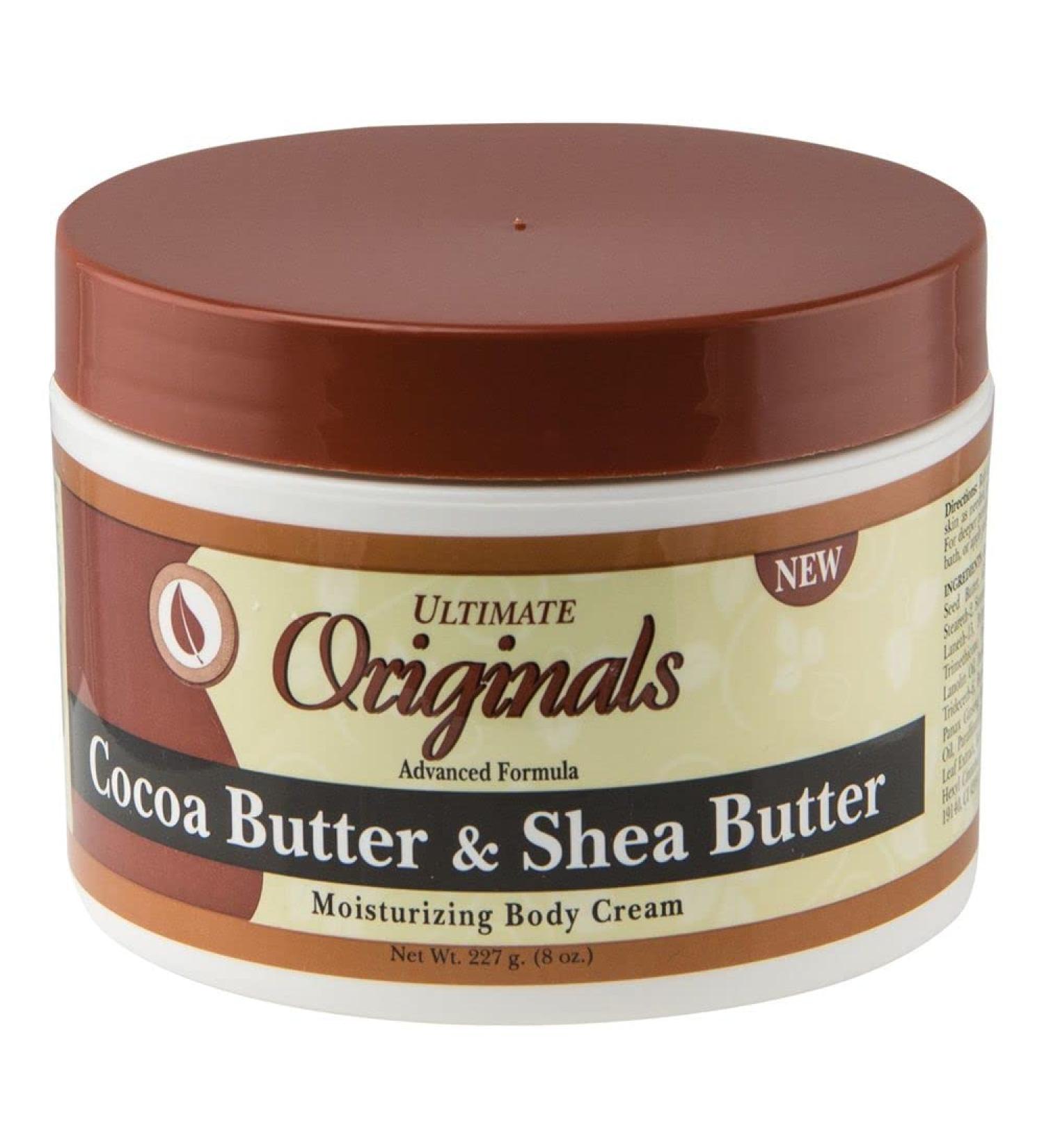 Originals by Africa's Best Cocoa & Shea Butter Moisturizing Body Cream - 8oz Jar - Buy Online on GoSupps.com