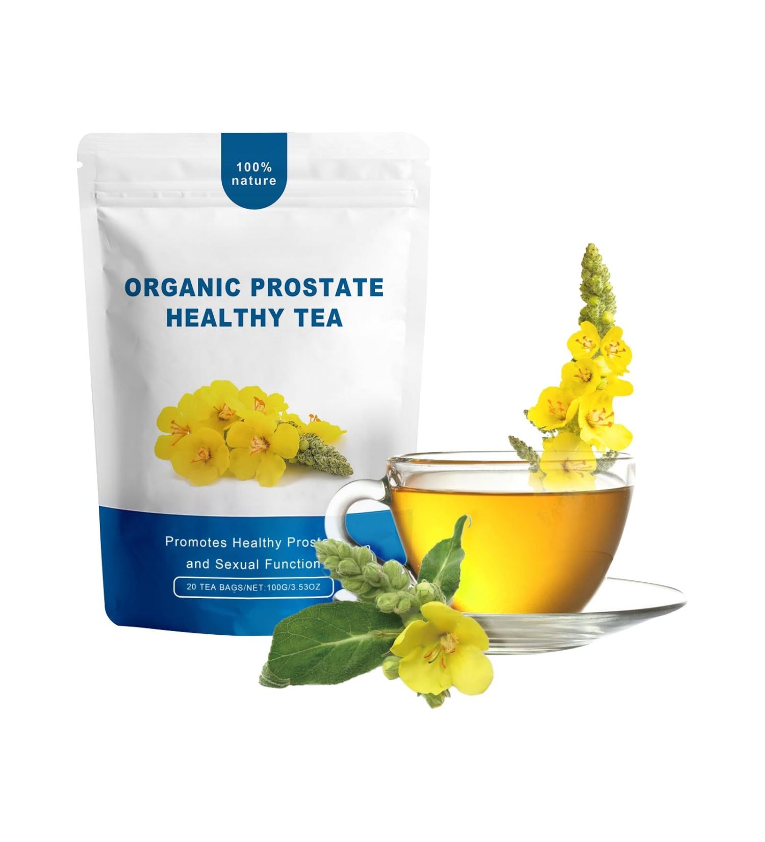 rabuu Prostate Tea For Men Natural Herbal Tea For Overall Vitality Refreshing Taste Convenient Tea Bags - Buy Online on GoSupps.com