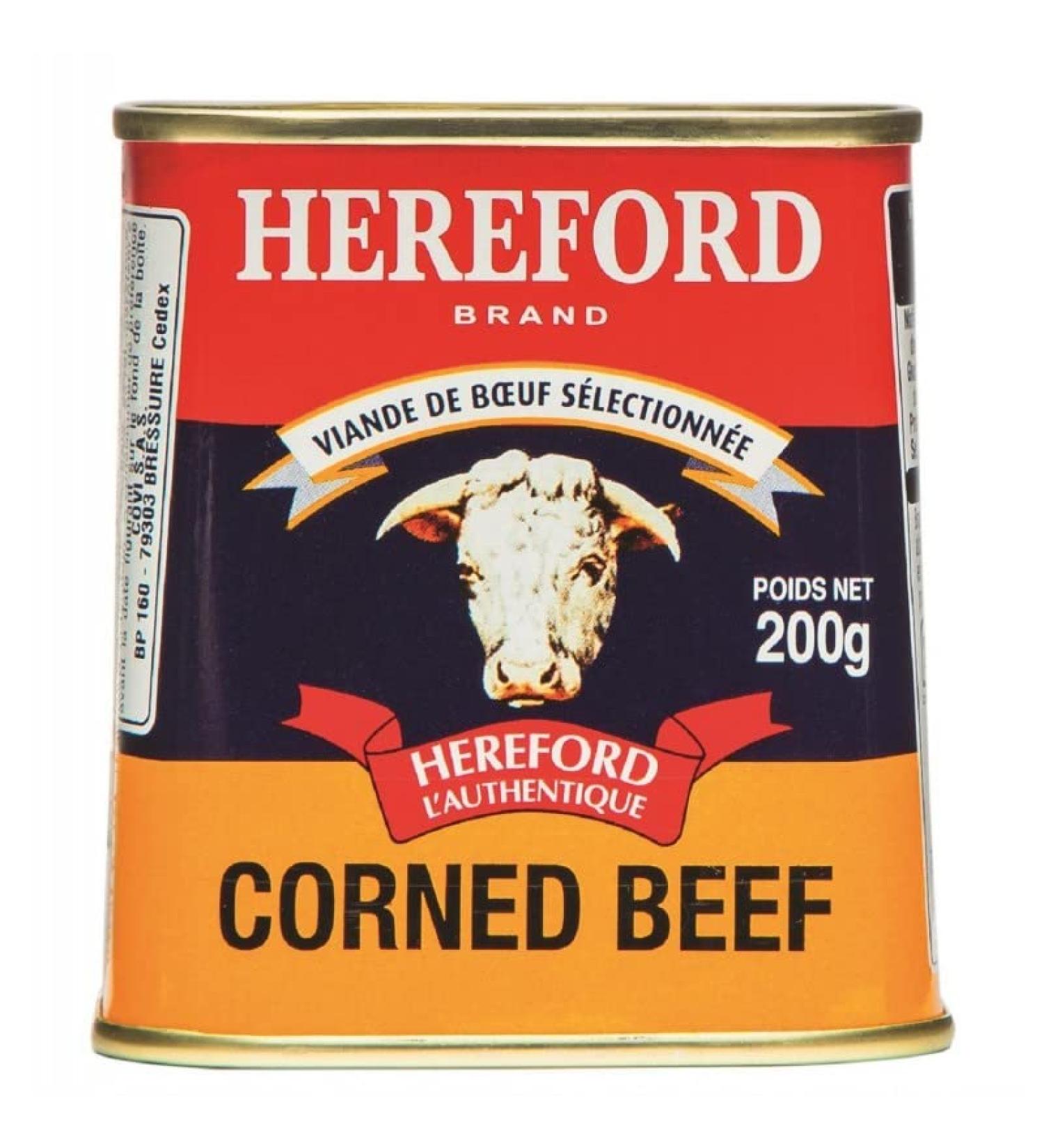 HEREFORD - Corned Beef 200G - Pack of 4 - Buy Online on GoSupps.com