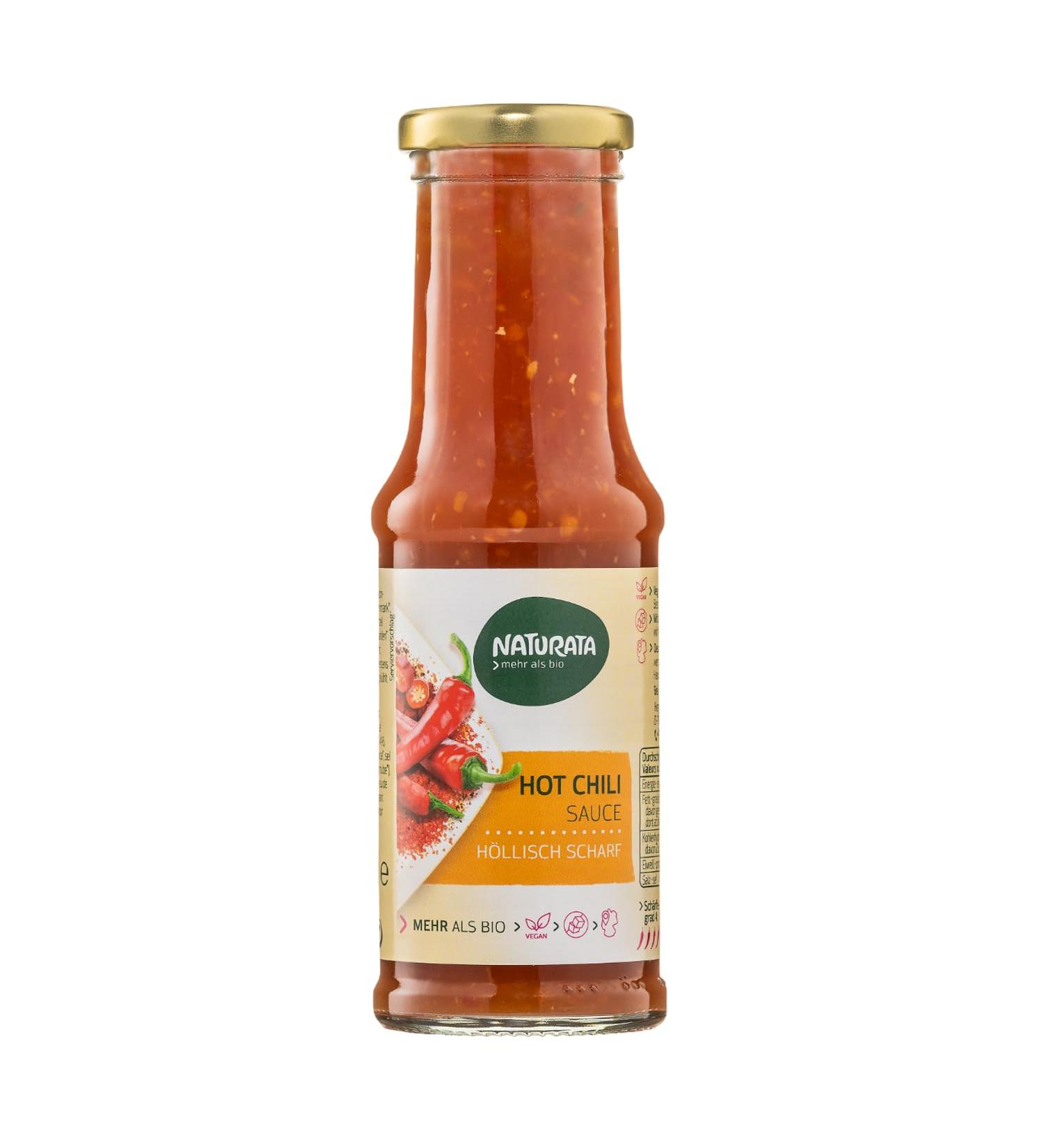 NATURATA: Sauce - Hot Chili 210 ml