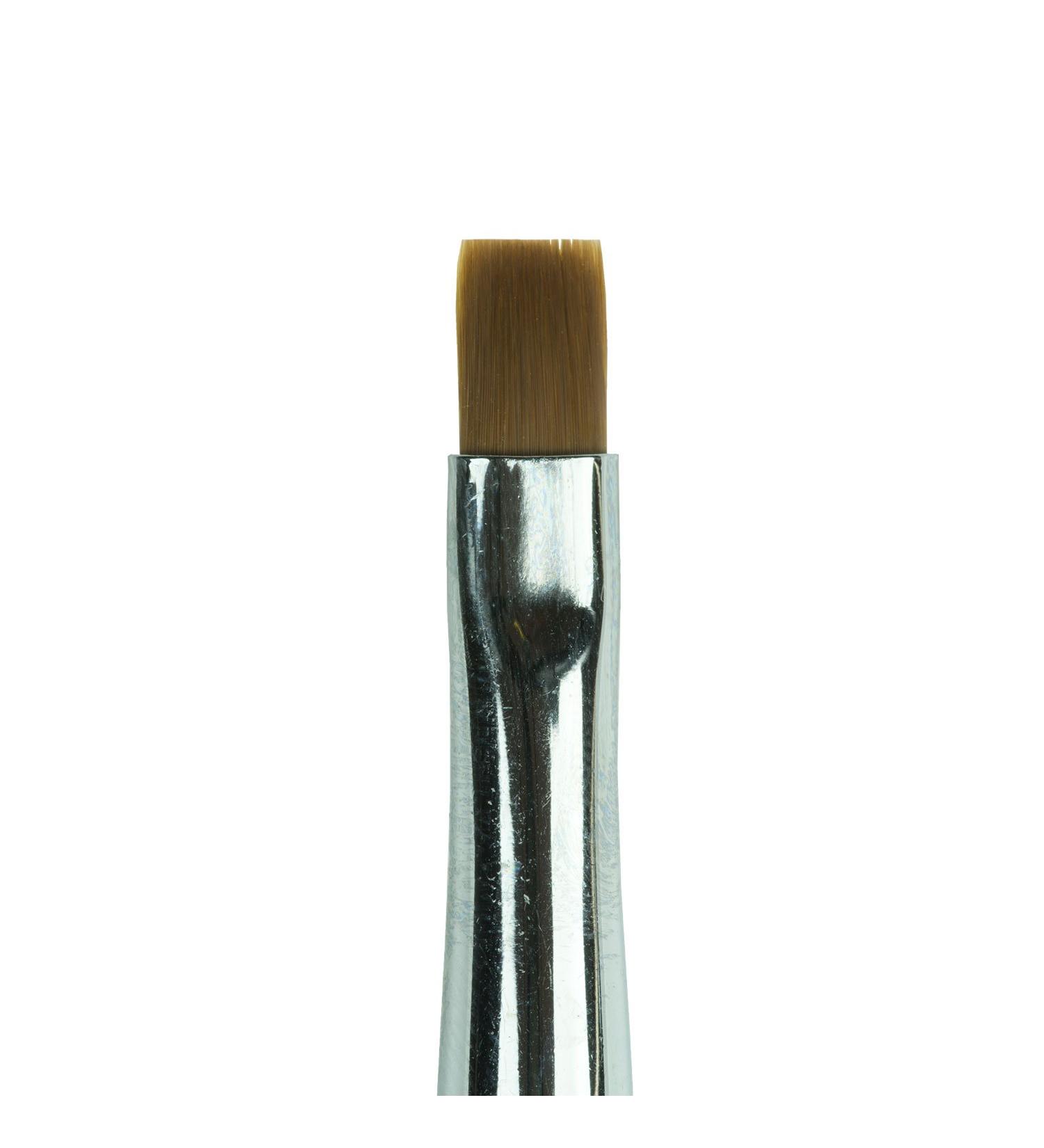 N&BF Profi gel brushes Road stones purple size 4 |Nagel Studio brush red marten hair |NailArt brush for nail design |Kolinsky Brush Acryl & Gel Modelagen |Premium real hair brush