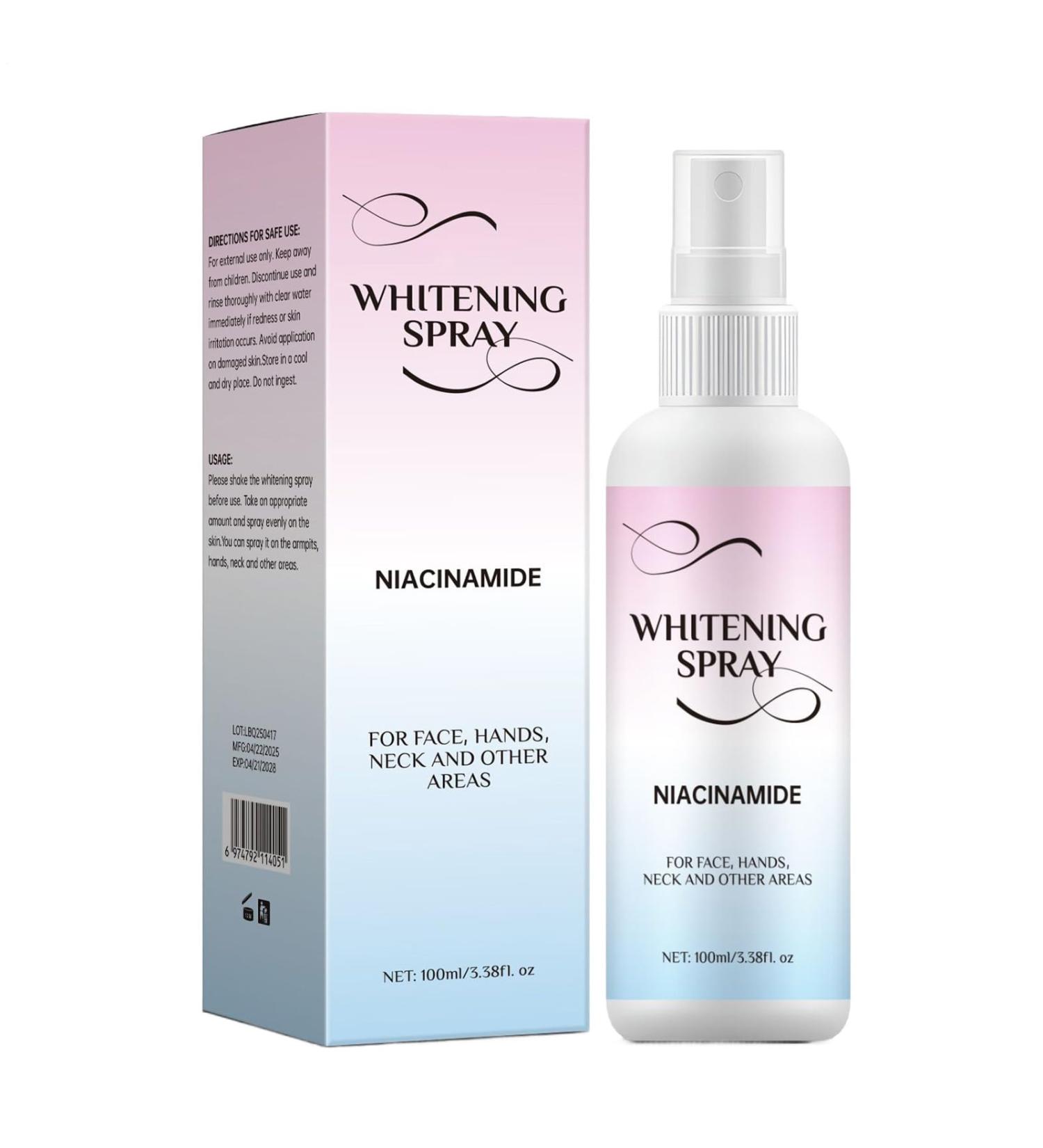  G n rique Brightening Body Spray Lightening Lotion UV Protection Formula Sweatproof Fast-Absorbing 100 ml Bottle for Legs Neck Hands Beauty Care Men Women More Indoor Outdoor - Buy Online on GoSupps.com