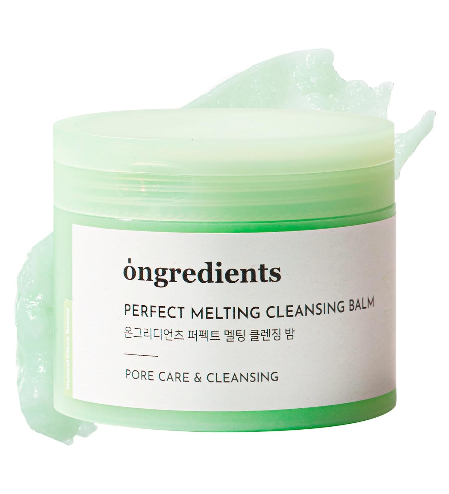 ONGREDIENTS Heartleaf Cleansing Balm - Vegan Makeup Remover & Deep Oil Cleanser with Jojoba Oil & Witch Hazel | Korean Skin Care 3.04 Fl Oz - Buy Online on GoSupps.com
